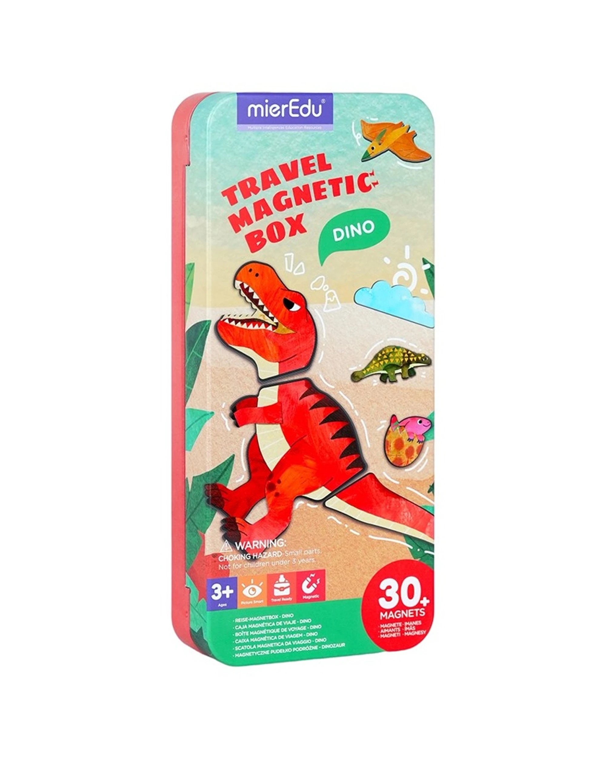 1 Mieredu Travel Magnetic Box Dinosaur Land Imaginative Toy, 1 of 3