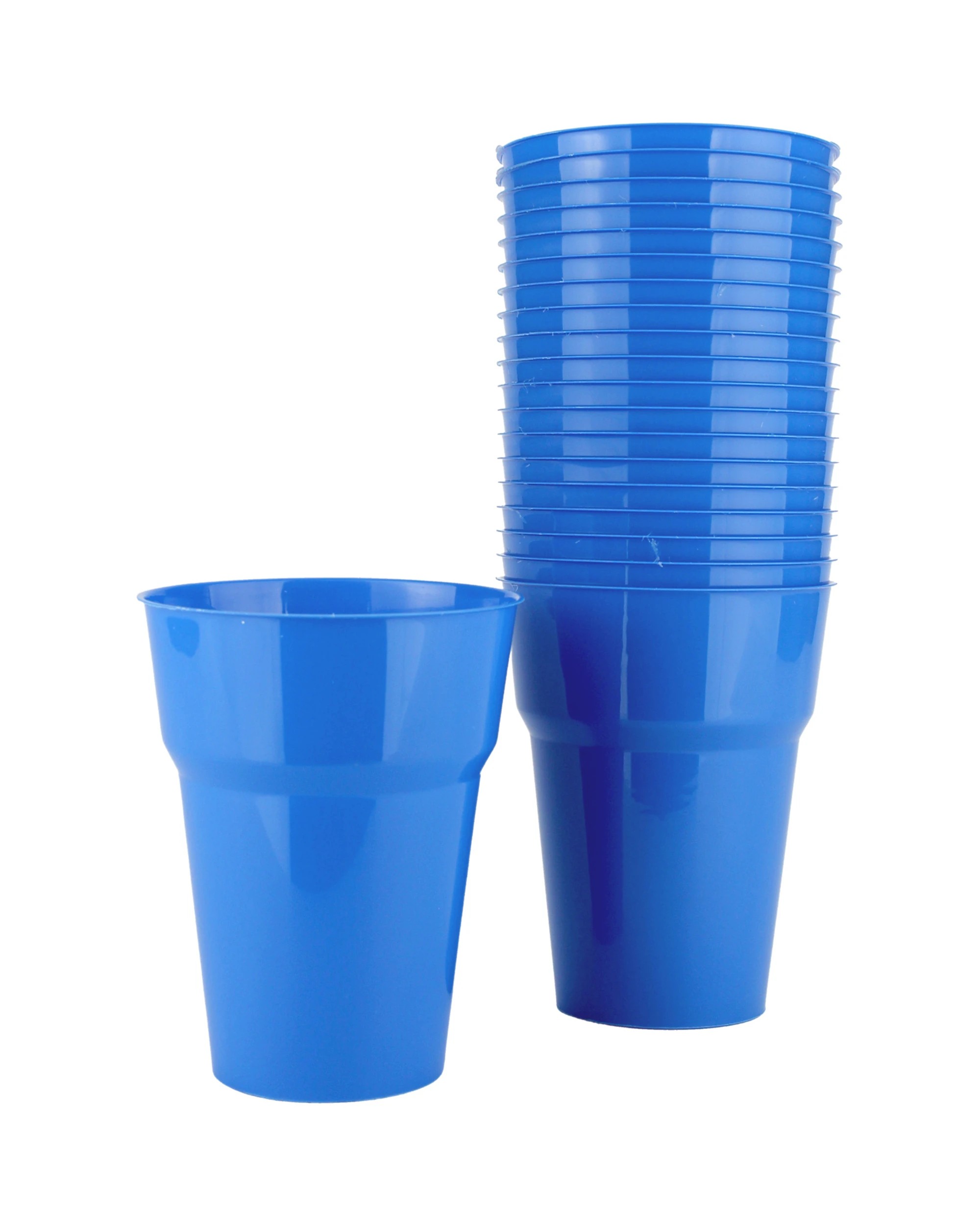 1 Alpen Reusable Cups 285ml Pack of 20 - Fashion Royal Blue - Royal Blue, 1 of 3