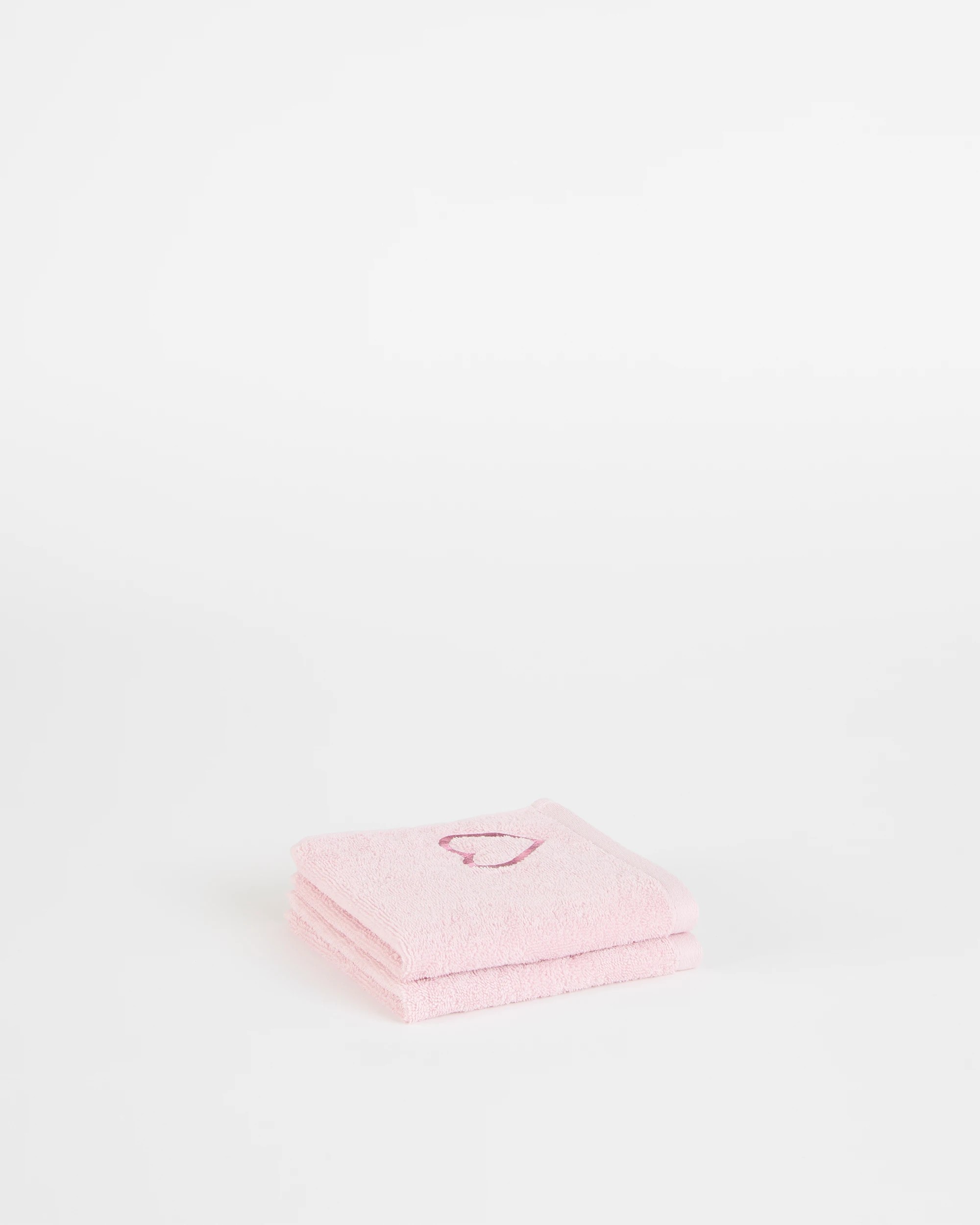 1 Target Millie Hearts Australian Cotton 2 Pack Face Washer - Pink, 1 of 3