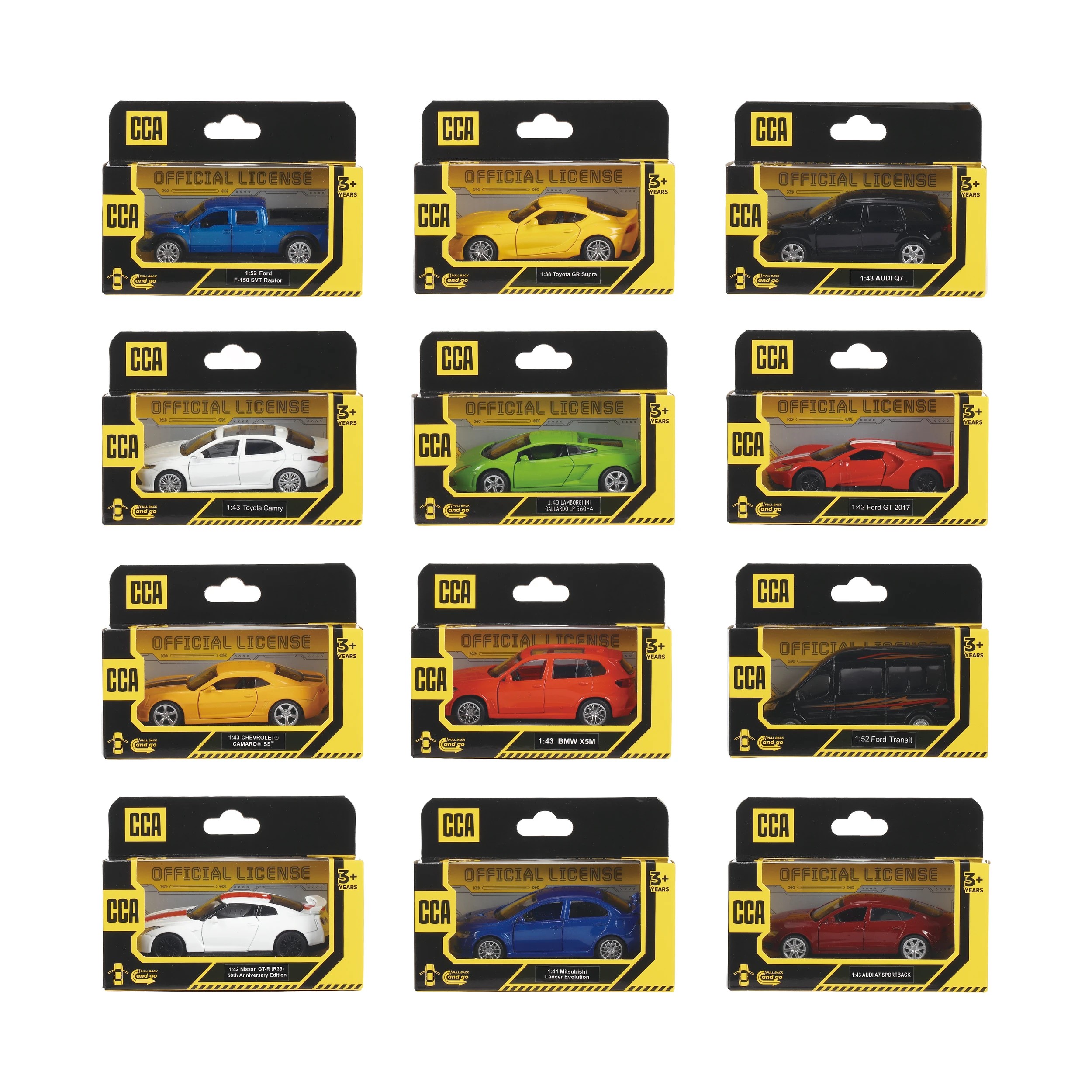 1 Metal Speed Zone (MSZ) Die Cast Metal Street Series Scale Model Car - Assorted, 1 of 6