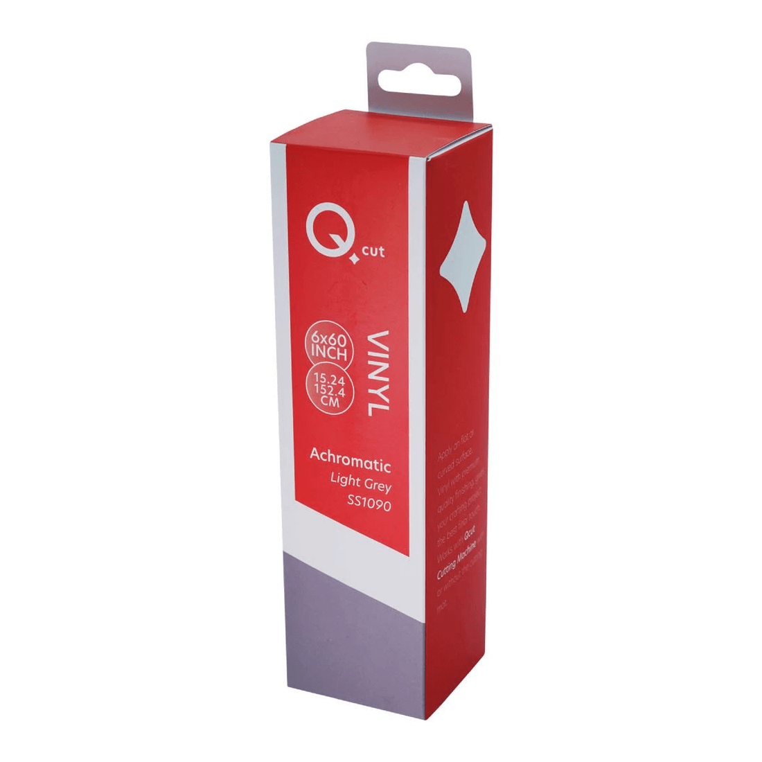 1 Qcut Classic Vinyl 6x6 Light Grey Achromatic, 1 of 3