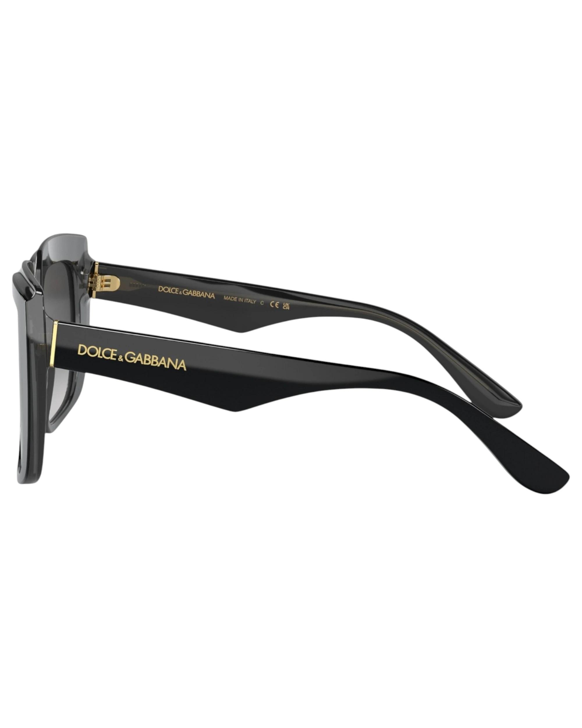 5 Dolce & Gabbana Womens Sunglasses Dg4414 Sunnies BLACK ON TRANSPARENT BLACK, 5 of 5