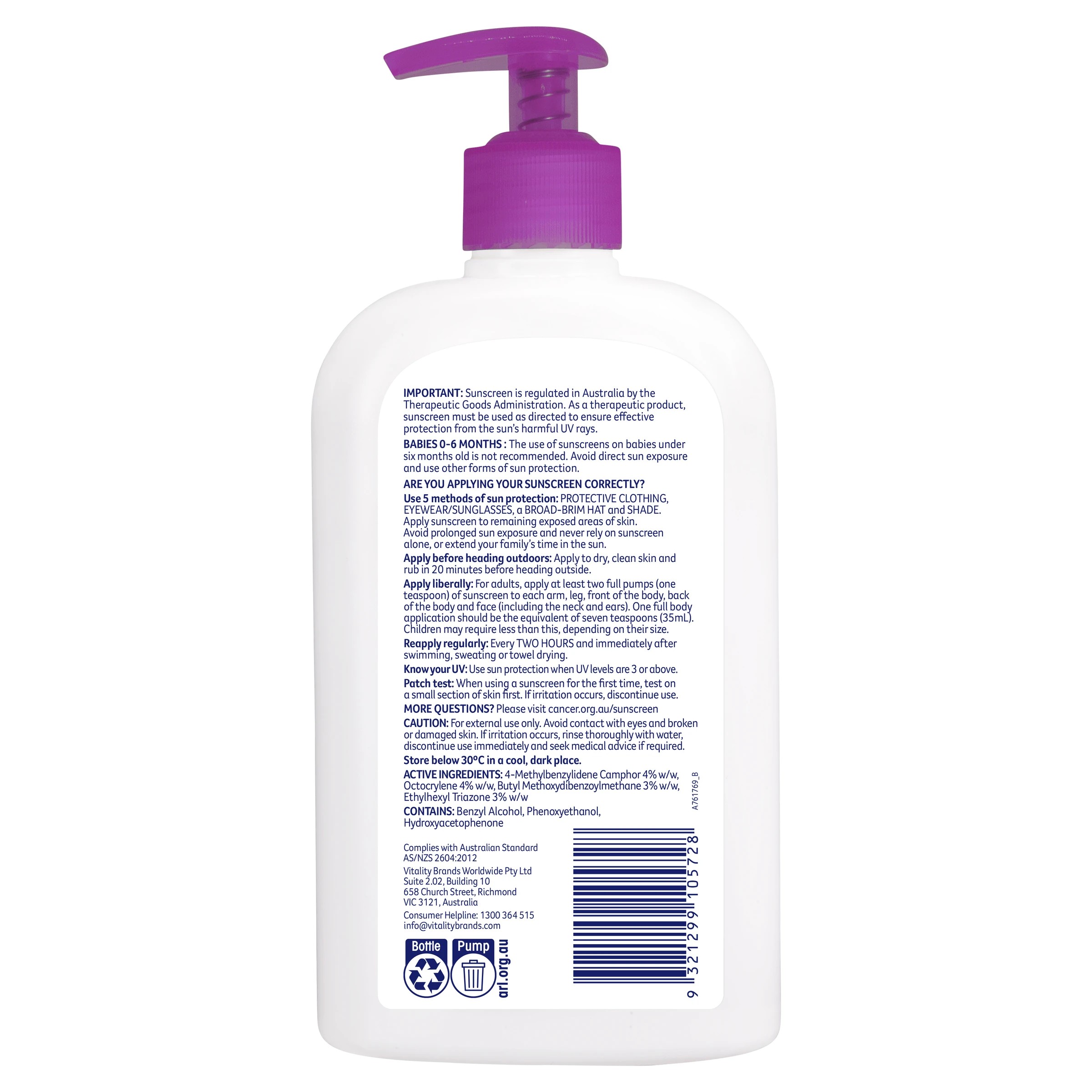 2 Cancer Council Kids SPF50+ Sunscreen 500ml, 2 of 4
