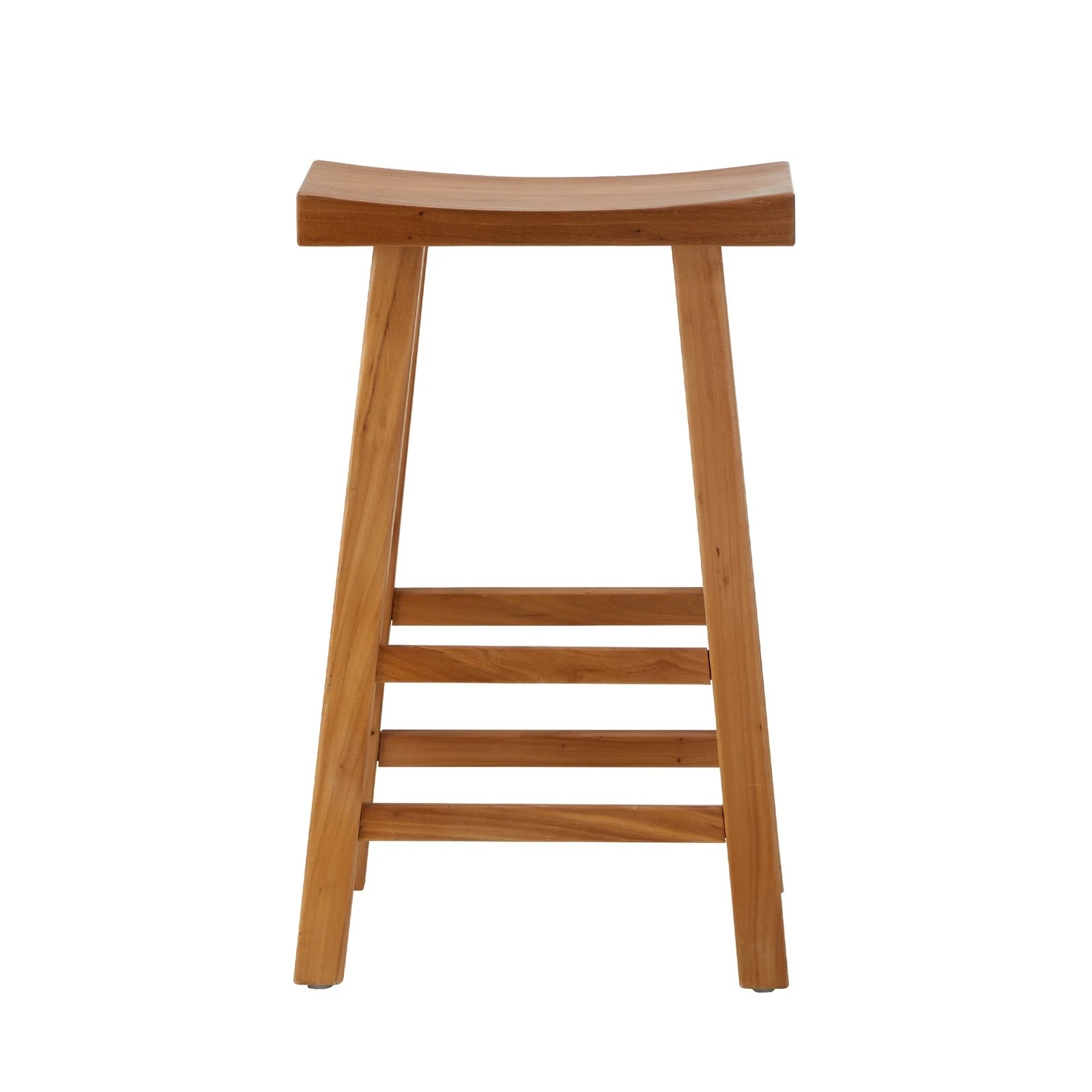 7 Oikiture Set Of 4 Bar Stools Kitchen Stool Wooden Counter Chairs
 - Natural, 7 of 10