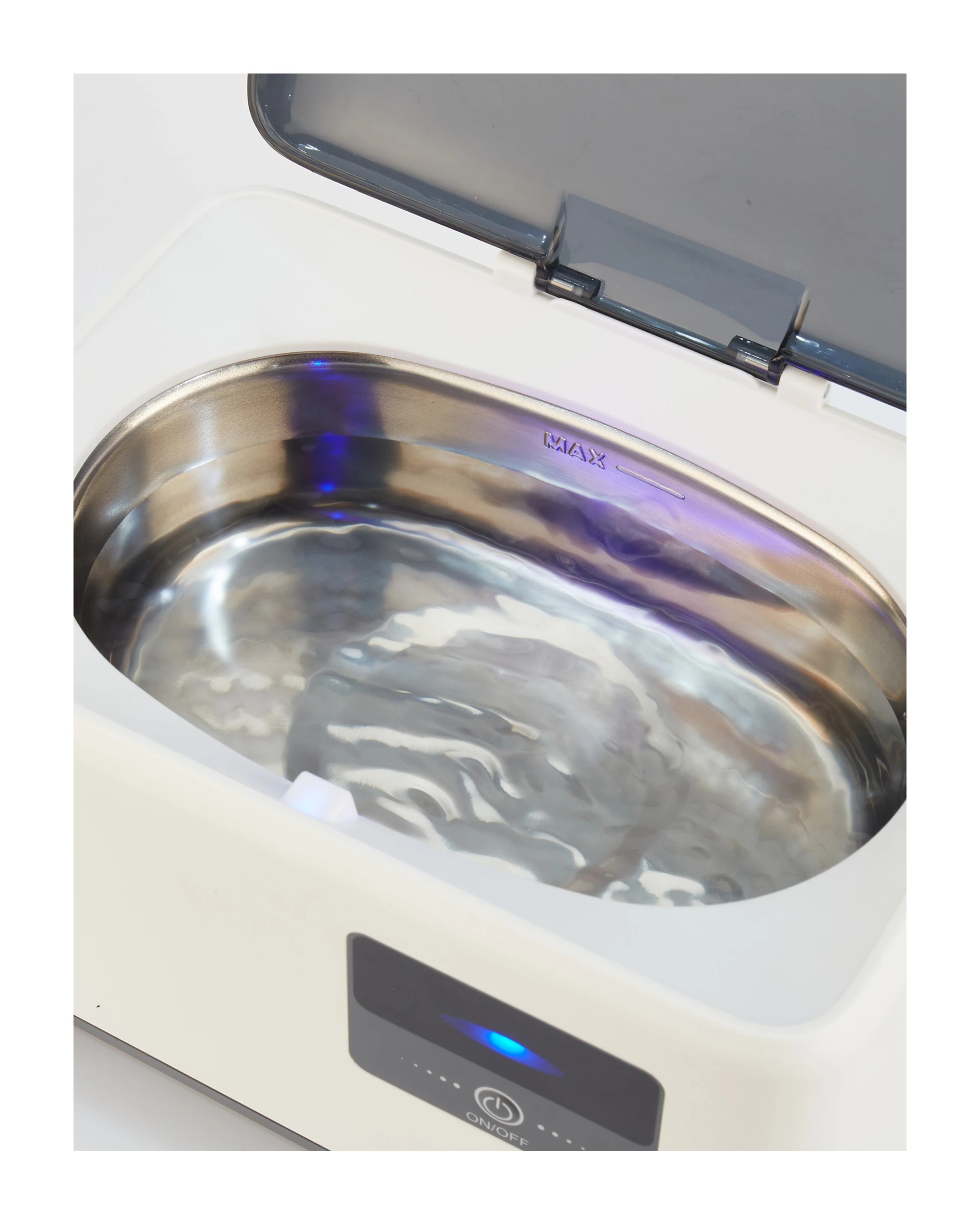 5 TODO Ultrasonic Cleaner Sonic Wave Jewellery Cleaner Blue LED 600ml Stainless Steel Tank 3min Cycle, 5 of 8