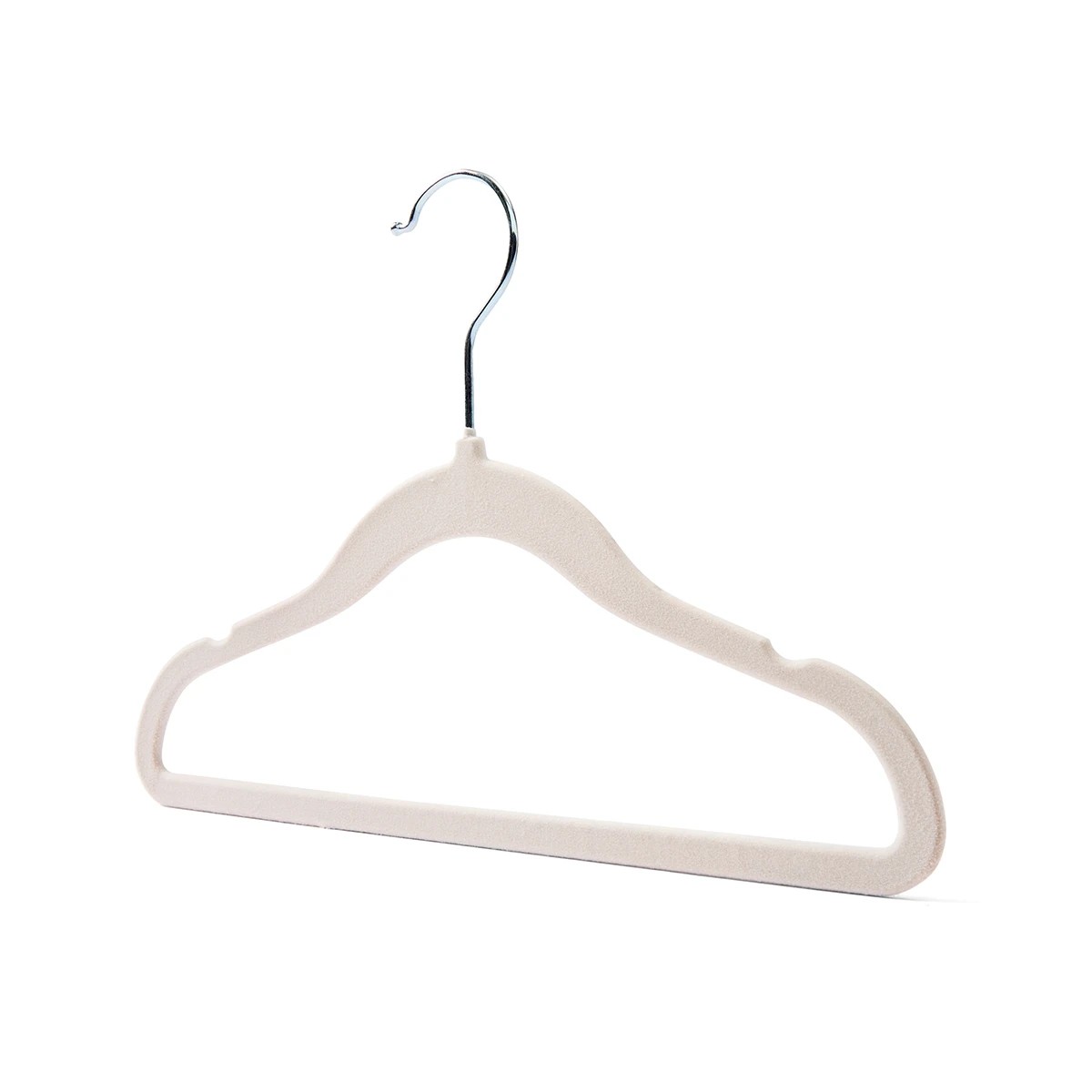 1 10 Pack Kids Flocked Hangers, 1 of 7