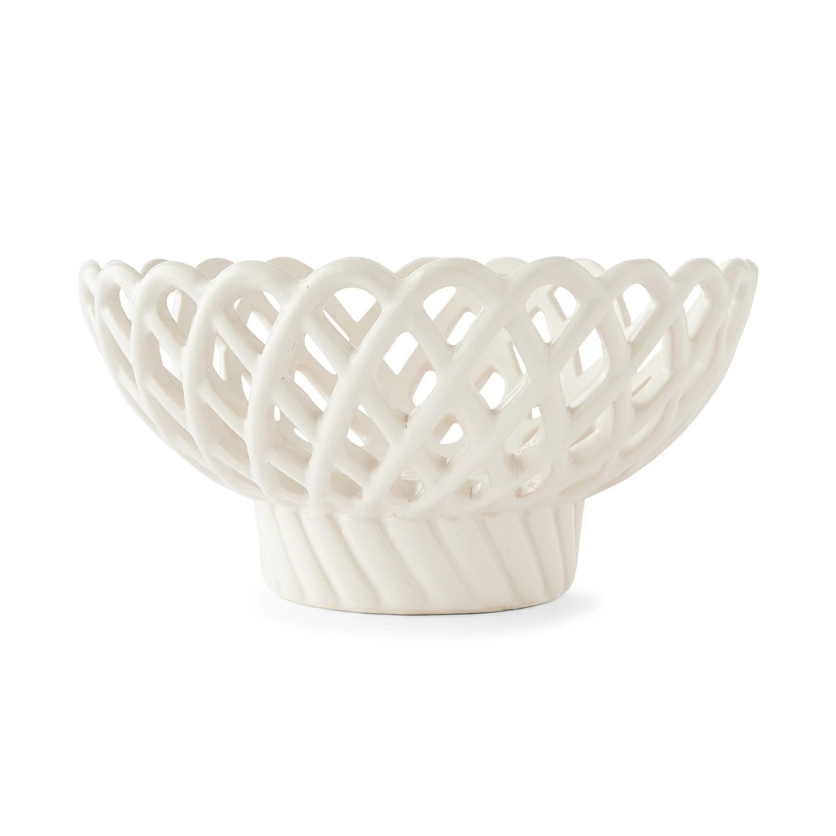 2 Ceramic Woven Bowl, 2 of 8