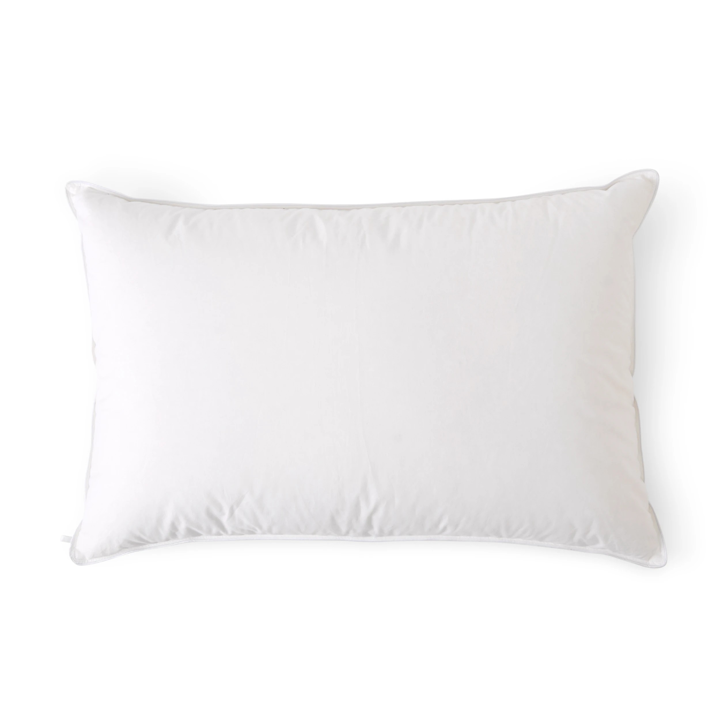 5 White Duck Down Surround Pillow - Medium Profile, White, 5 of 9
