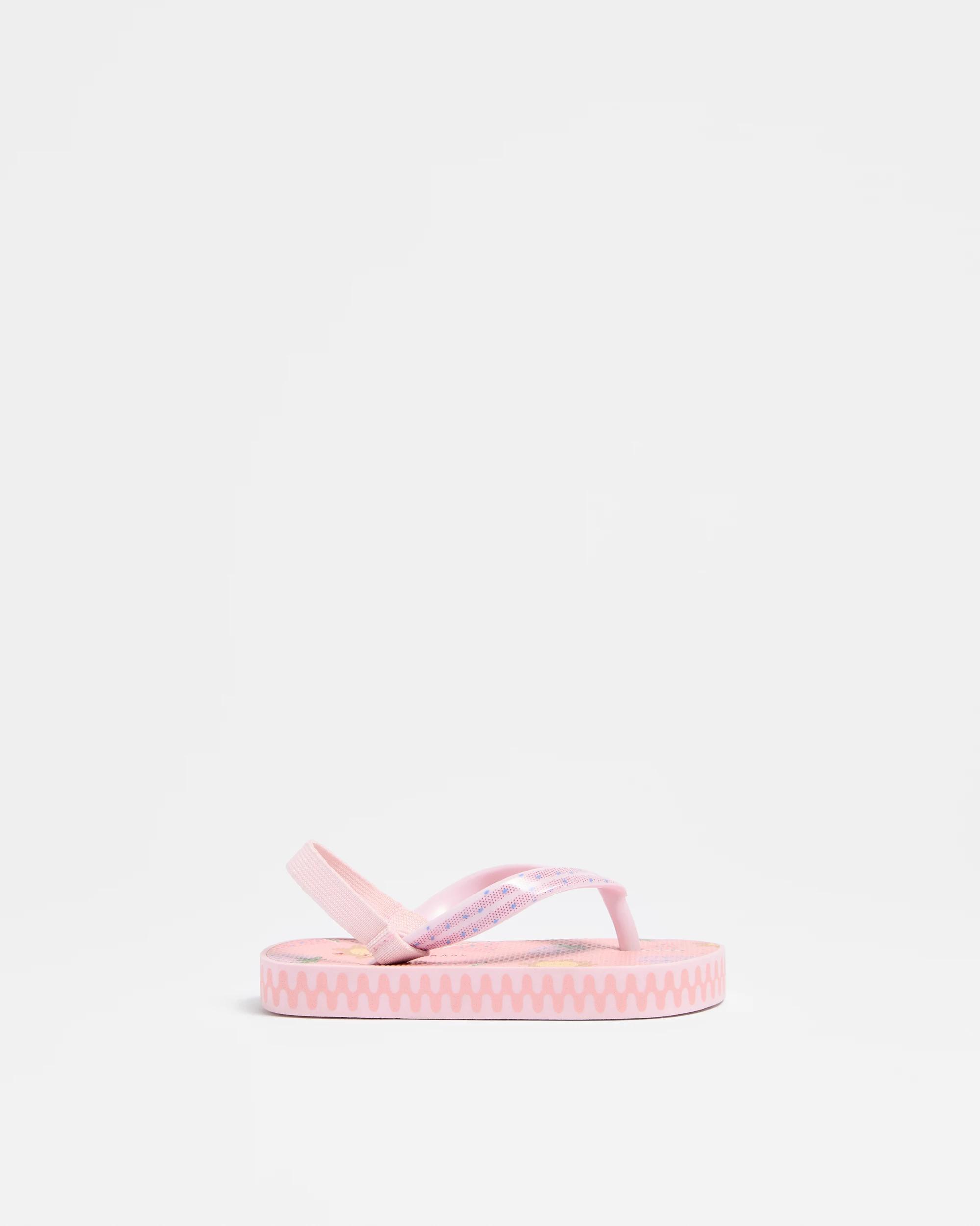 1 Target Baby Girls First Walker Thongs PINK MELON, 1 of 3