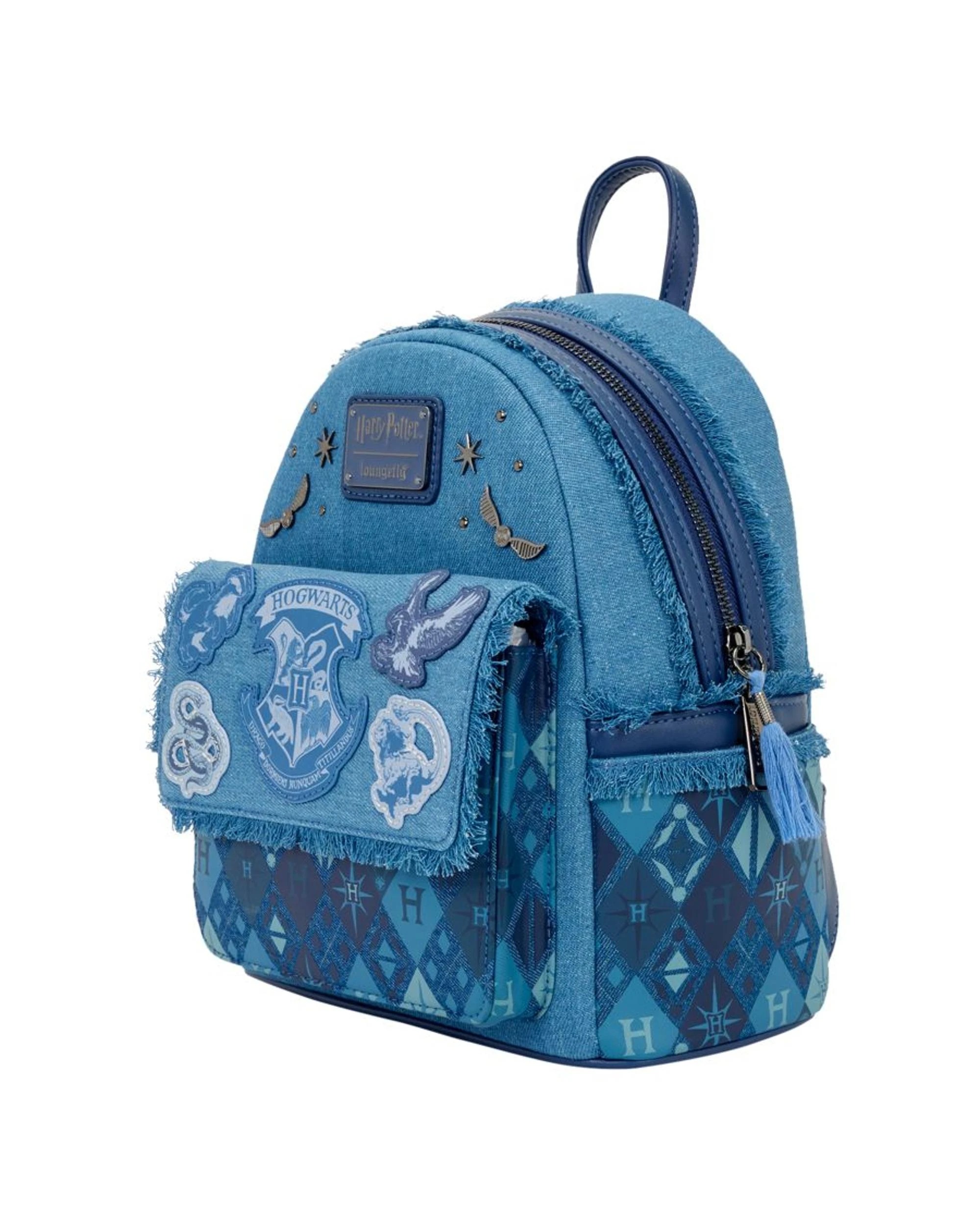 2 Loungefly Harry Potter Denim Mini Backpack, 2 of 4