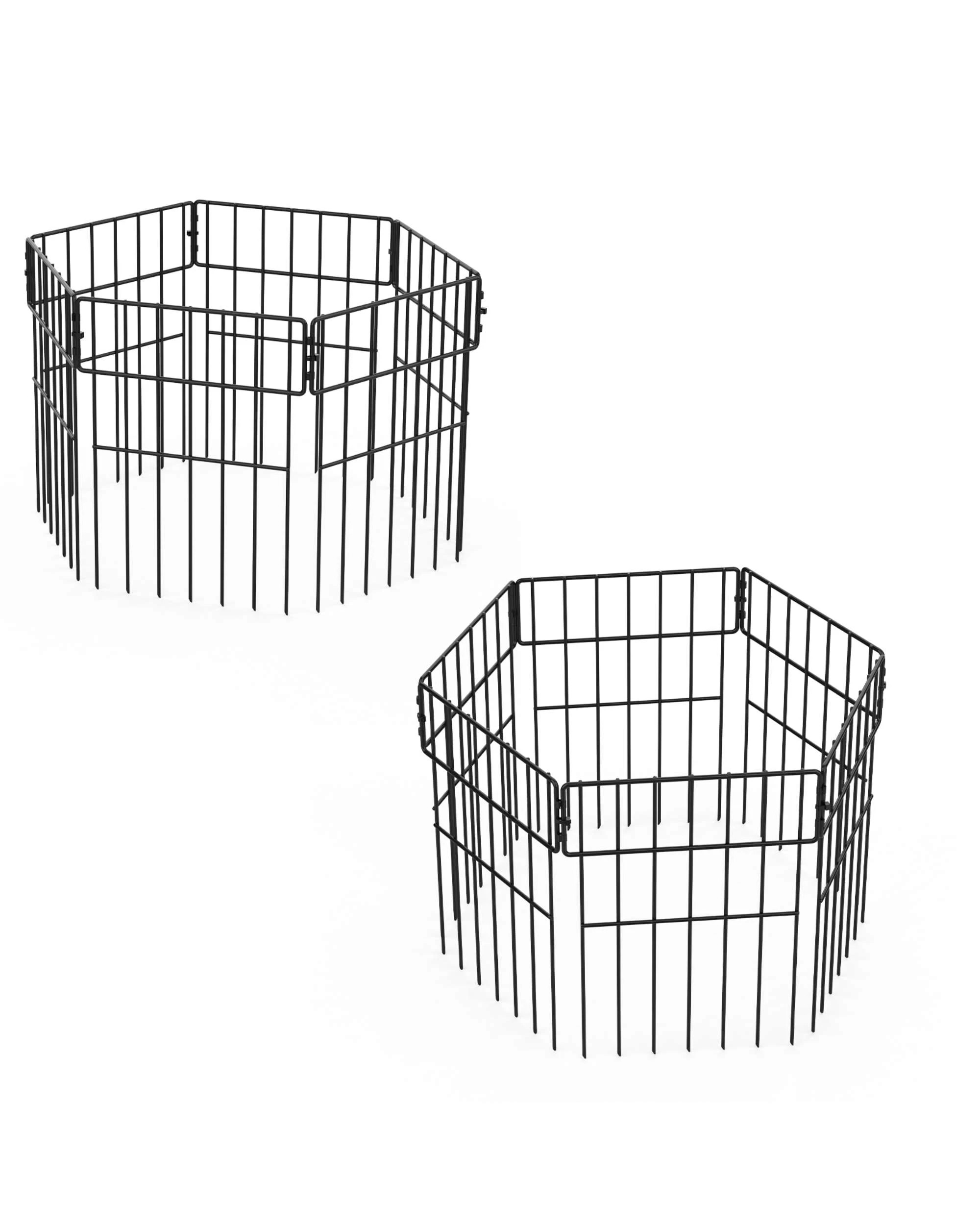 6 Advwin Garden Fence DIY Flower Bed Pet Barrier Border, 6 of 8