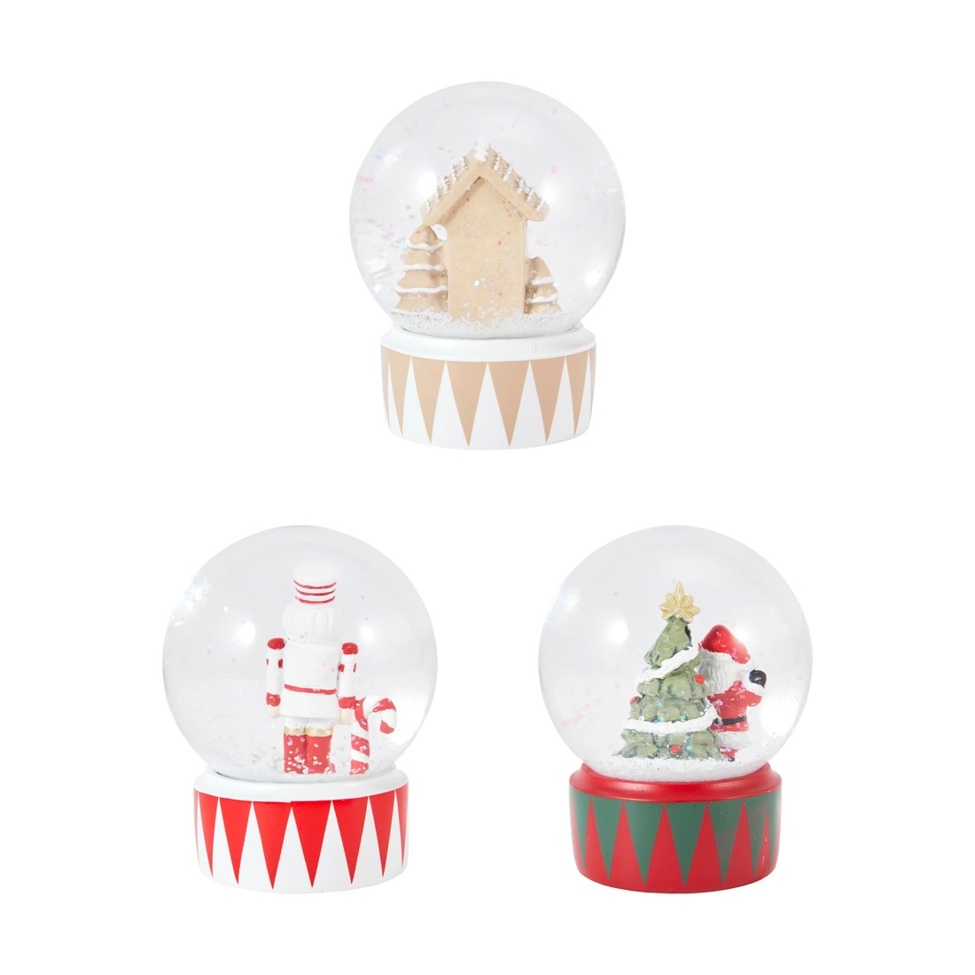 3 Medium Snow Globe - Assorted, 3 of 4