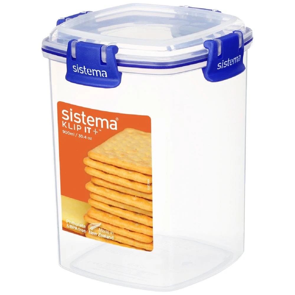 1 Sistema Klip It Plus 900mL Cracker Container, 1 of 2