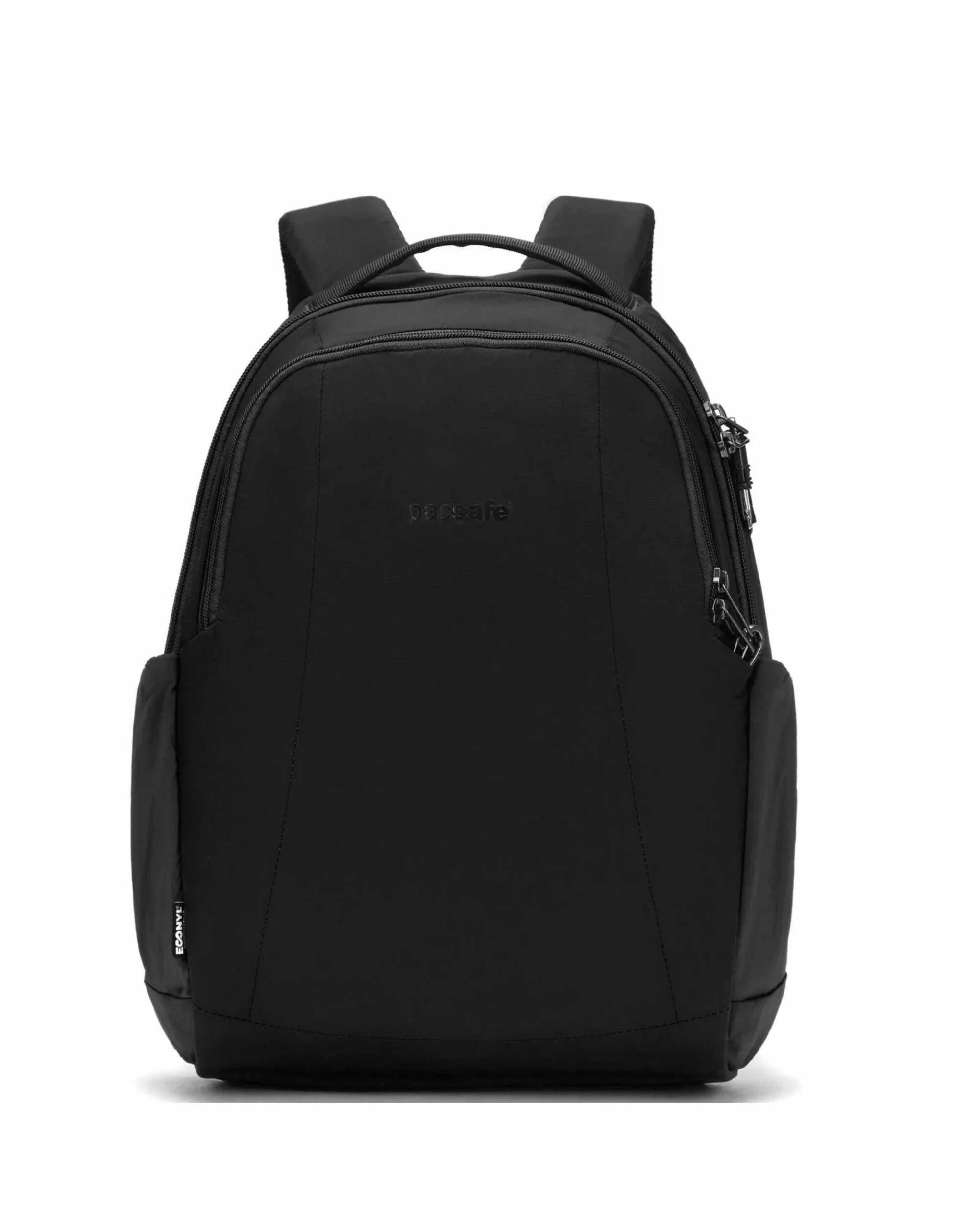 3 PacSafe Metrosafe LS350 Anti-Theft ECONYL Backpack - 15L - Black - Black, 3 of 5