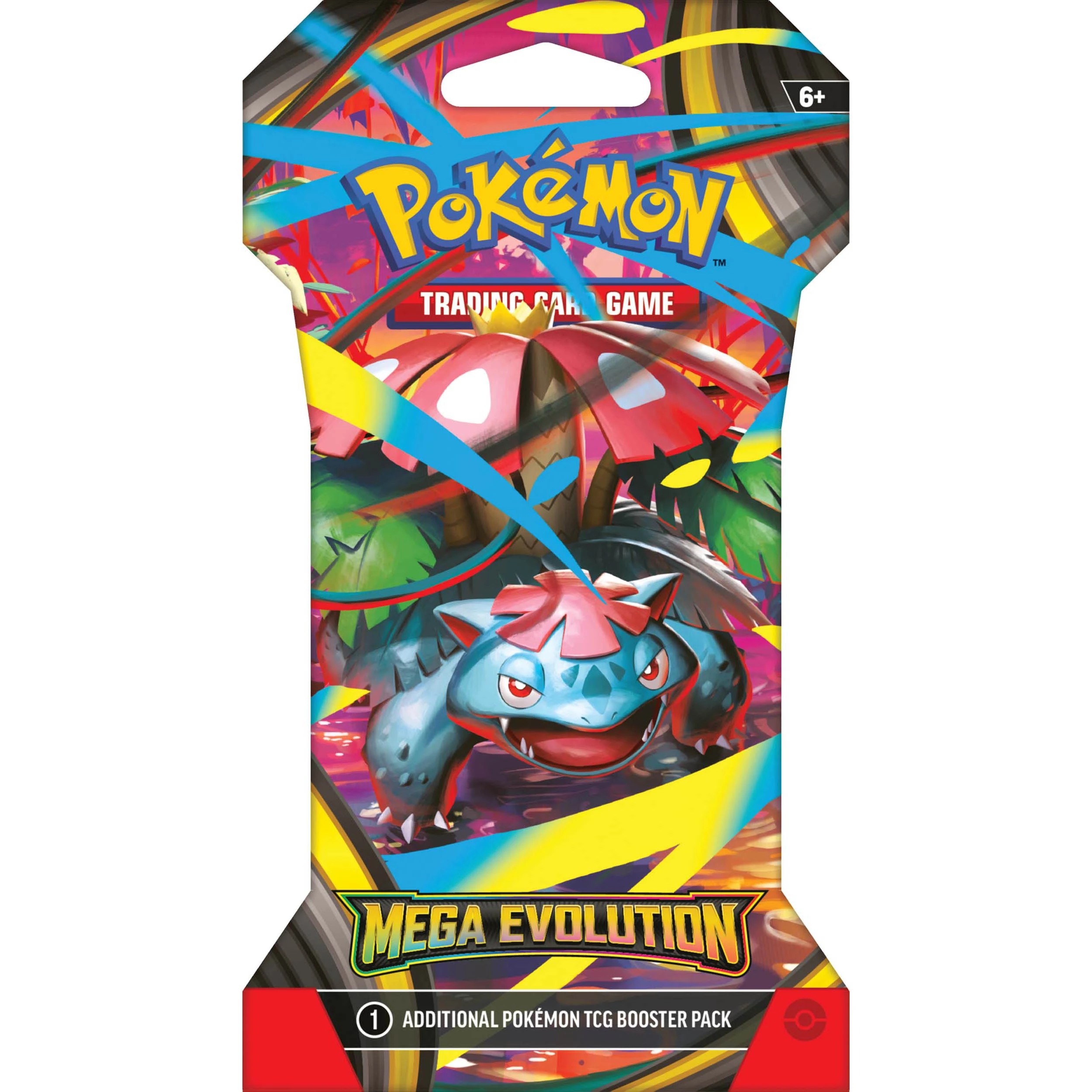 4 Pokemon Trading Card Game: Mega Evolution Blister Pack - Assorted, 4 of 6