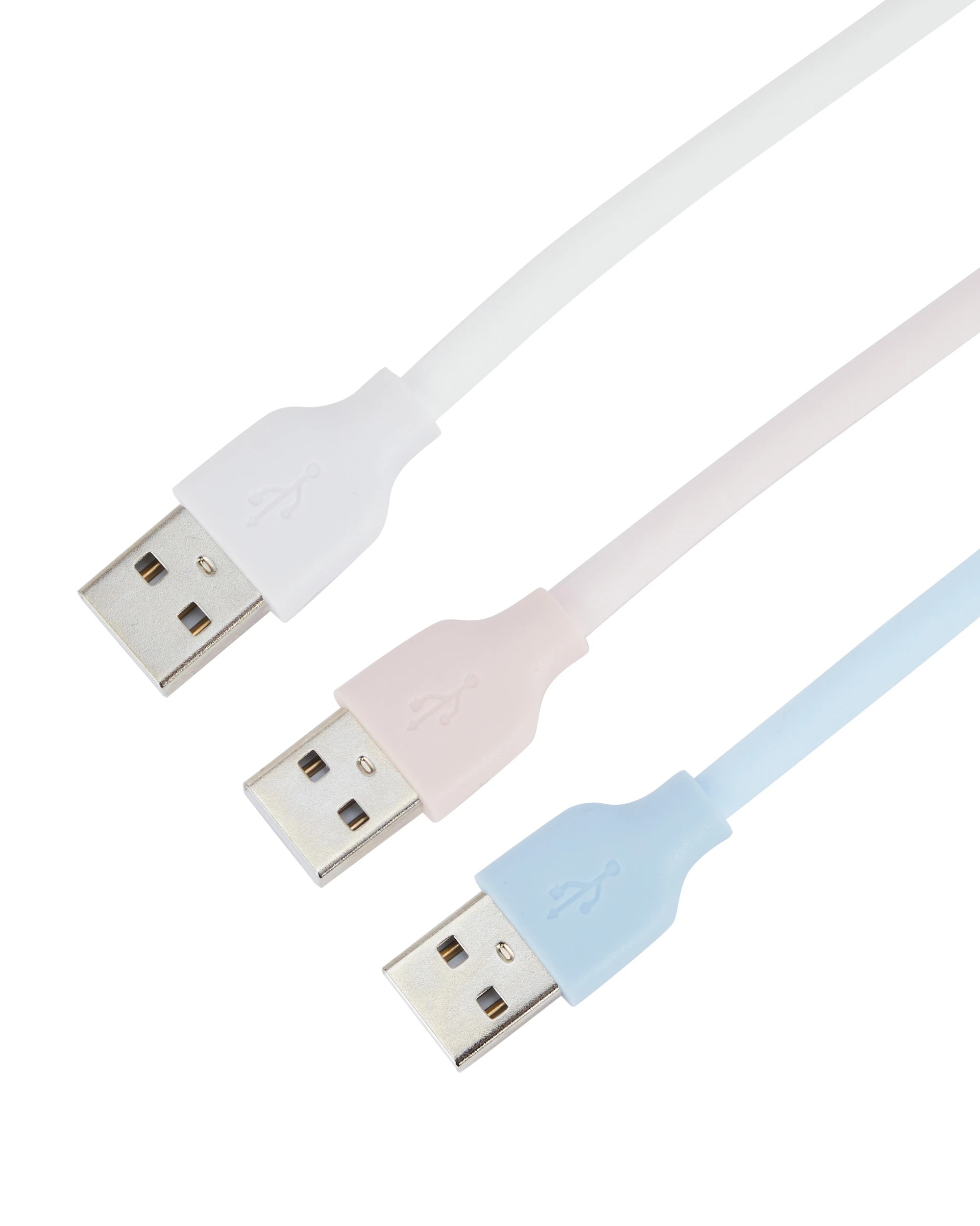 4 USB-A to USB-C Silicone Charging Cable - Assorted, 4 of 6