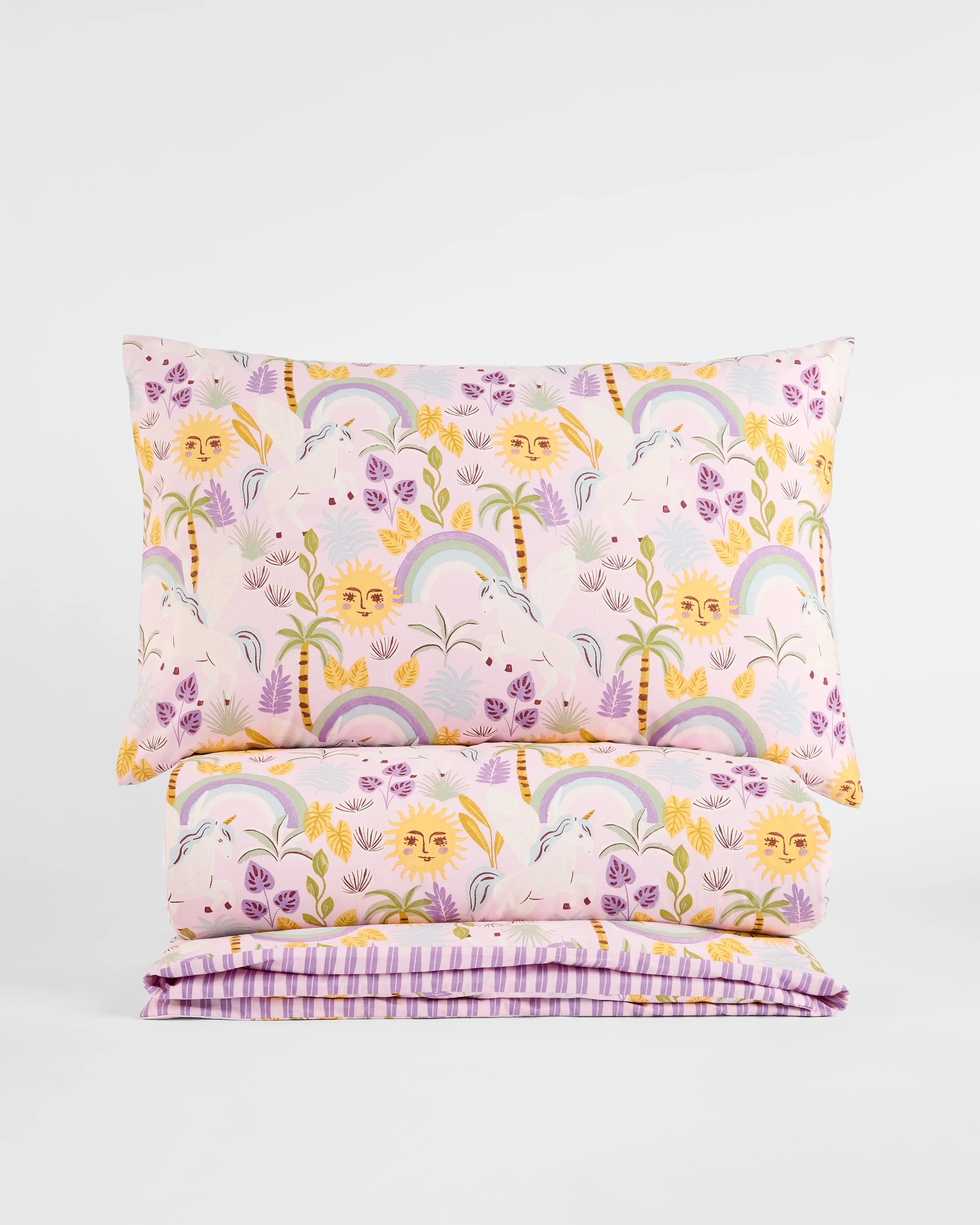10 Target Unicorn Quilt Cover Set - Single Bed - Pink, 10 of 10