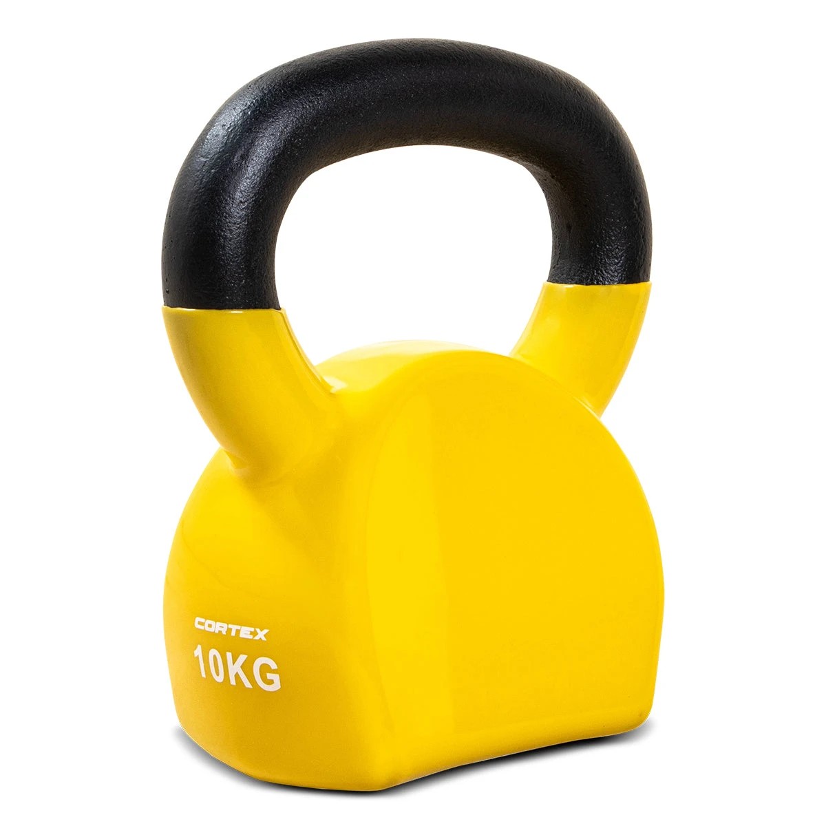 1 CORTEX 10kg BodyCurve Vinyl Coated Kettlebell, 1 of 3