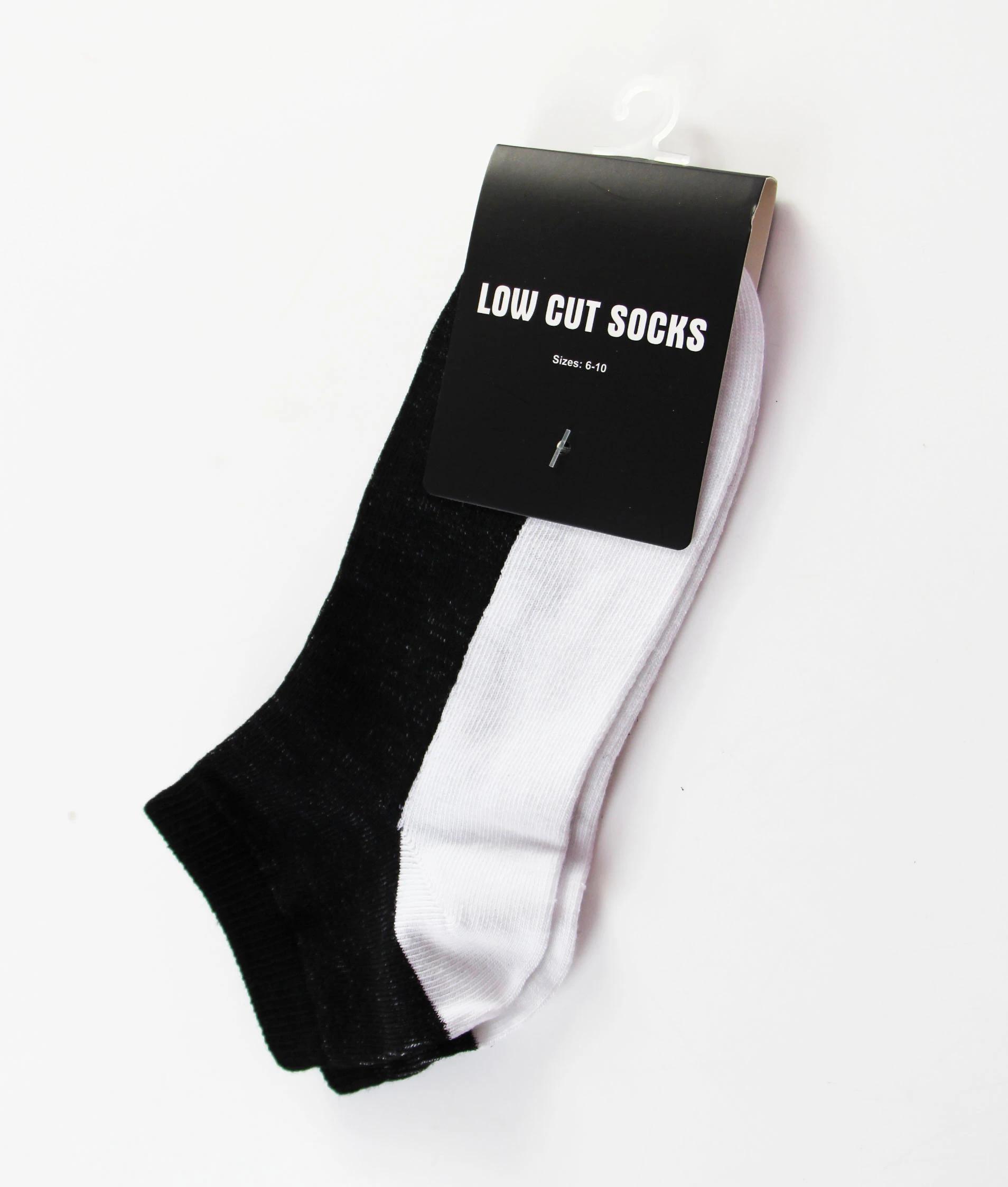 1 Zasel 30 Pairs Mens Low Cut Sport Casual Socks BLACK & WHITE, 1 of 1