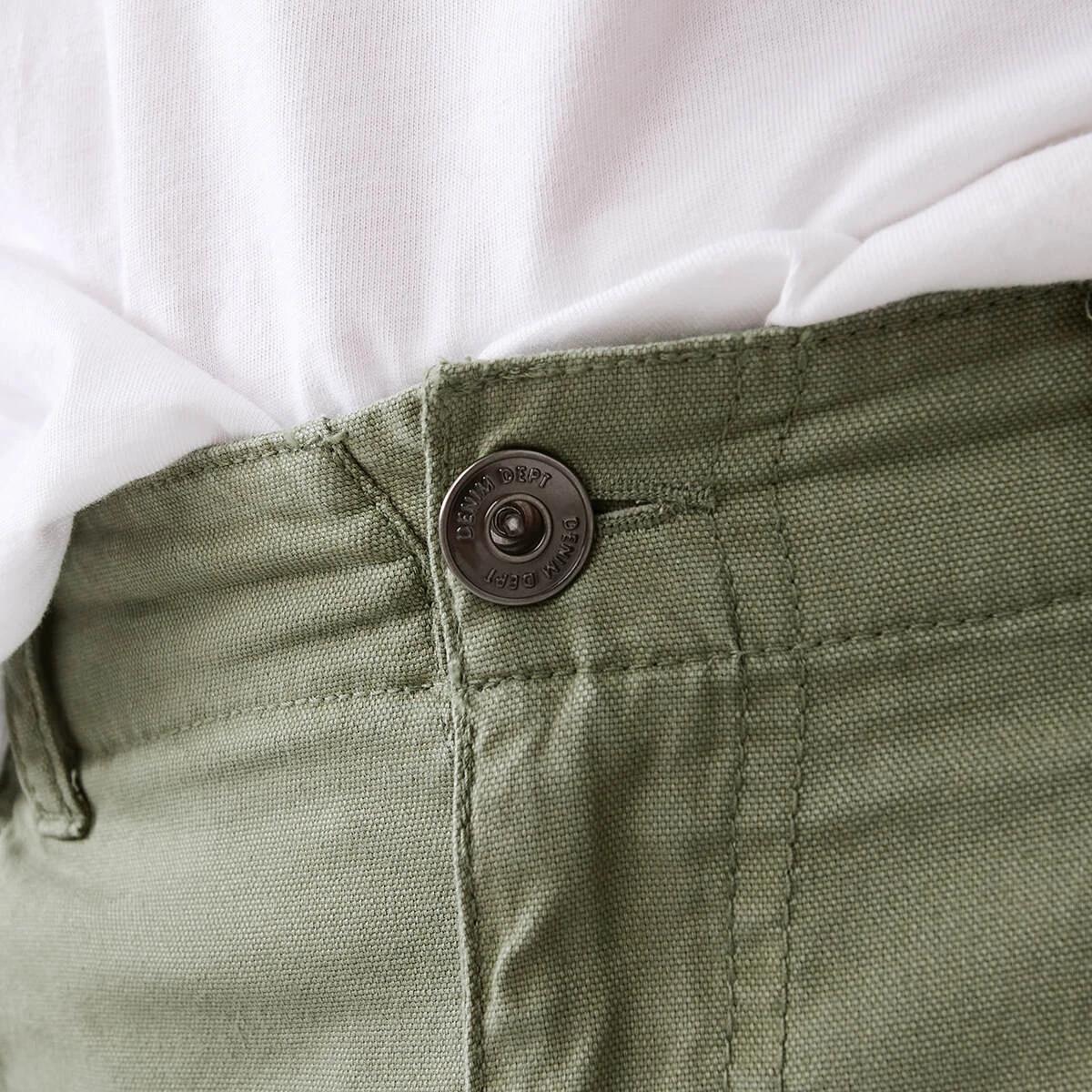 3 Carpenter Shorts Oil Green, 3 of 10