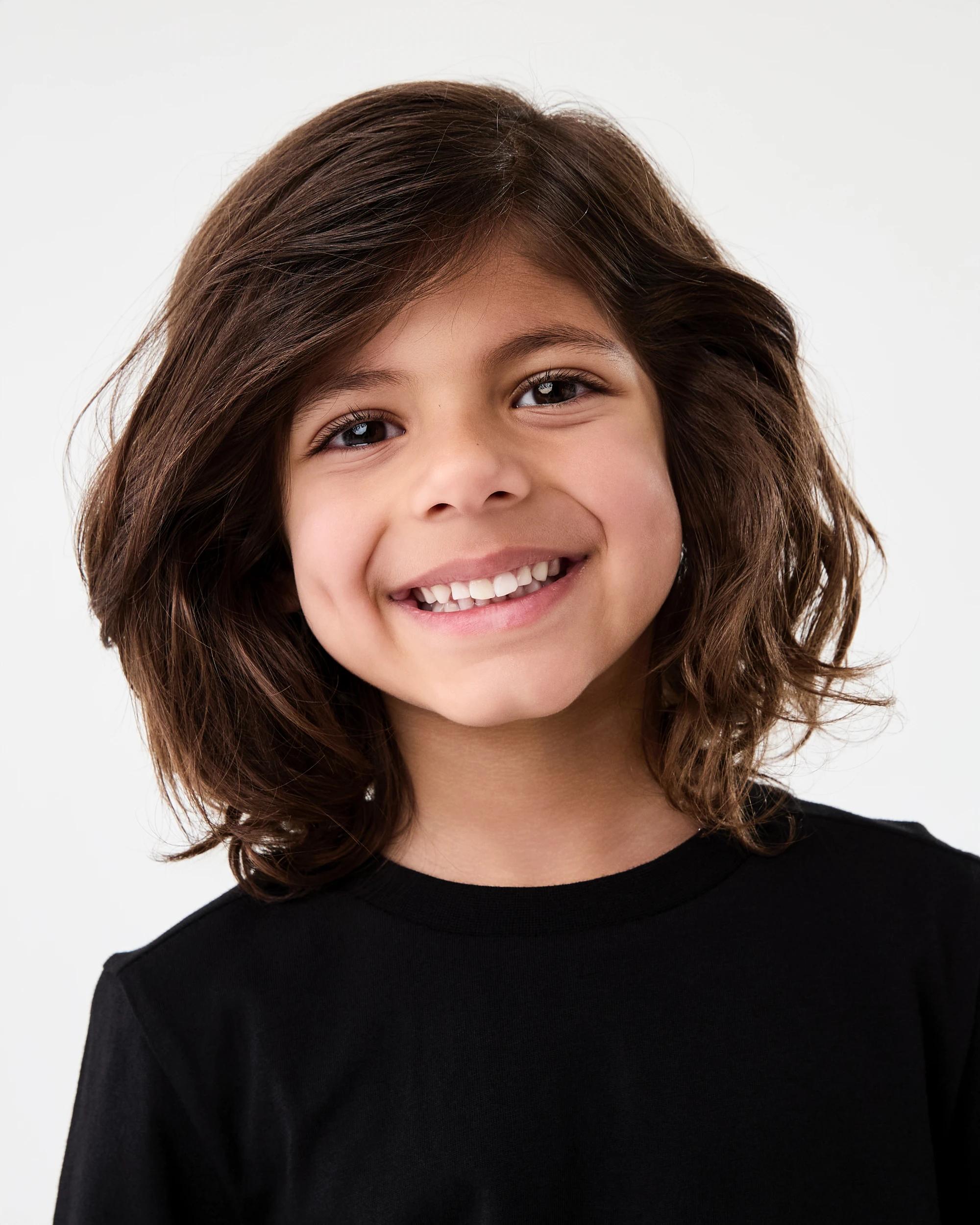 3 Long Sleeve Plain T-shirt Black, 3 of 6