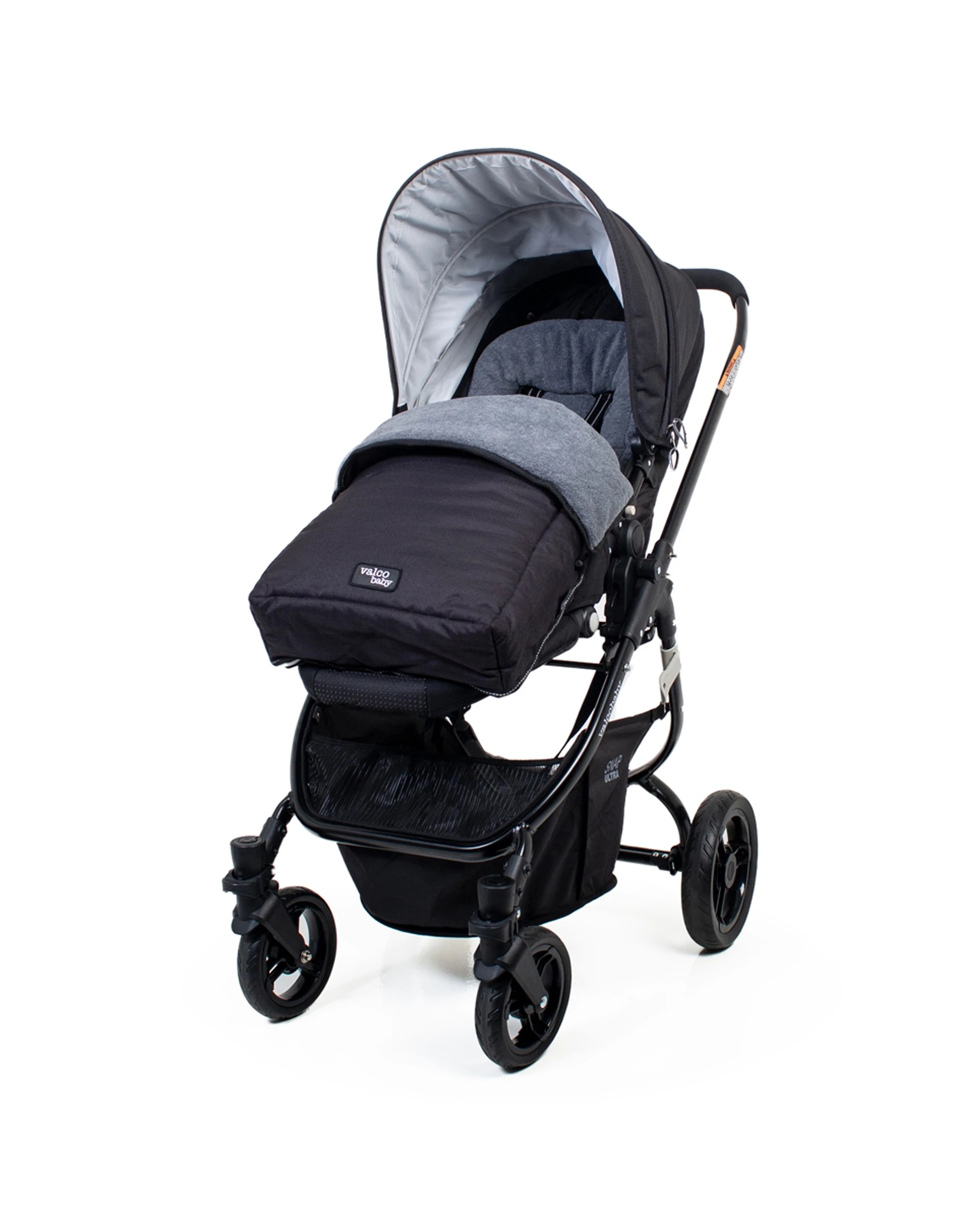 3 ValcoBaby Snug Pram Stroller Liner Footmuff Warm Winter Universal Fit Night - Grey, 3 of 5