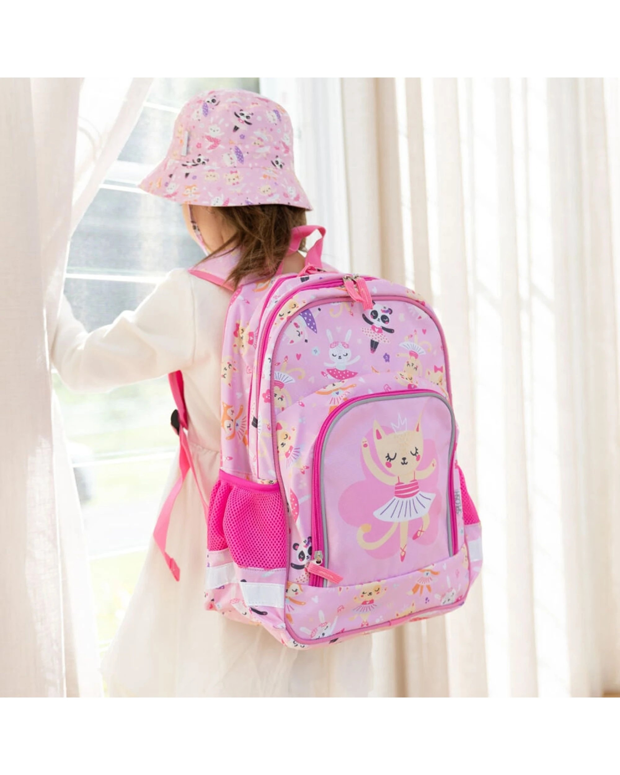 6 Splosh Out About Ballet Backpack Kids Children School Bag Weatherproof Polyester 40x31cm - Pink, 6 of 6
