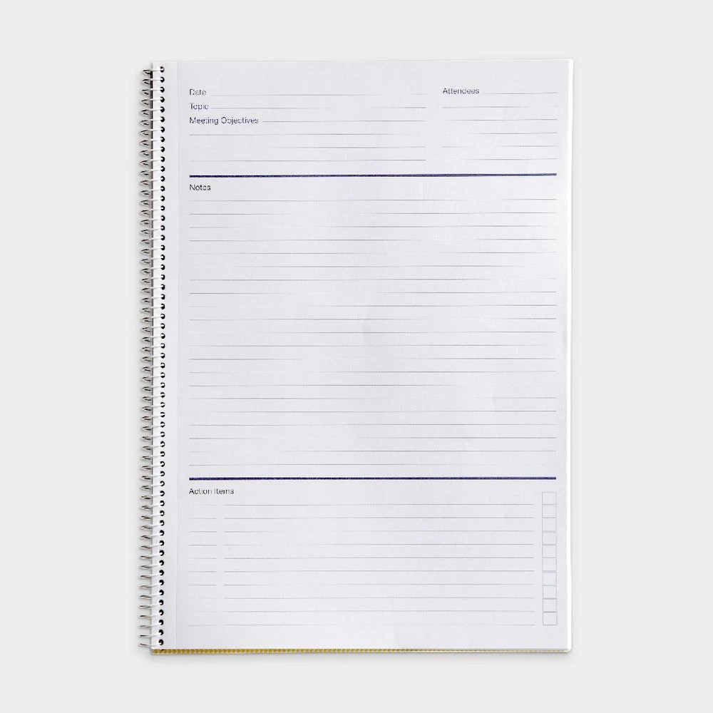 2 Spirax A4 PP Meeting Book 140 Page, 2 of 2