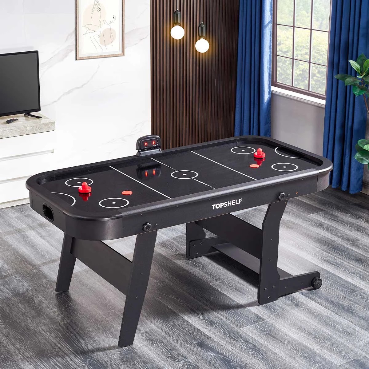 2 ActiveGo TopShelf Fold-Up Air Hockey Table, 2 of 10