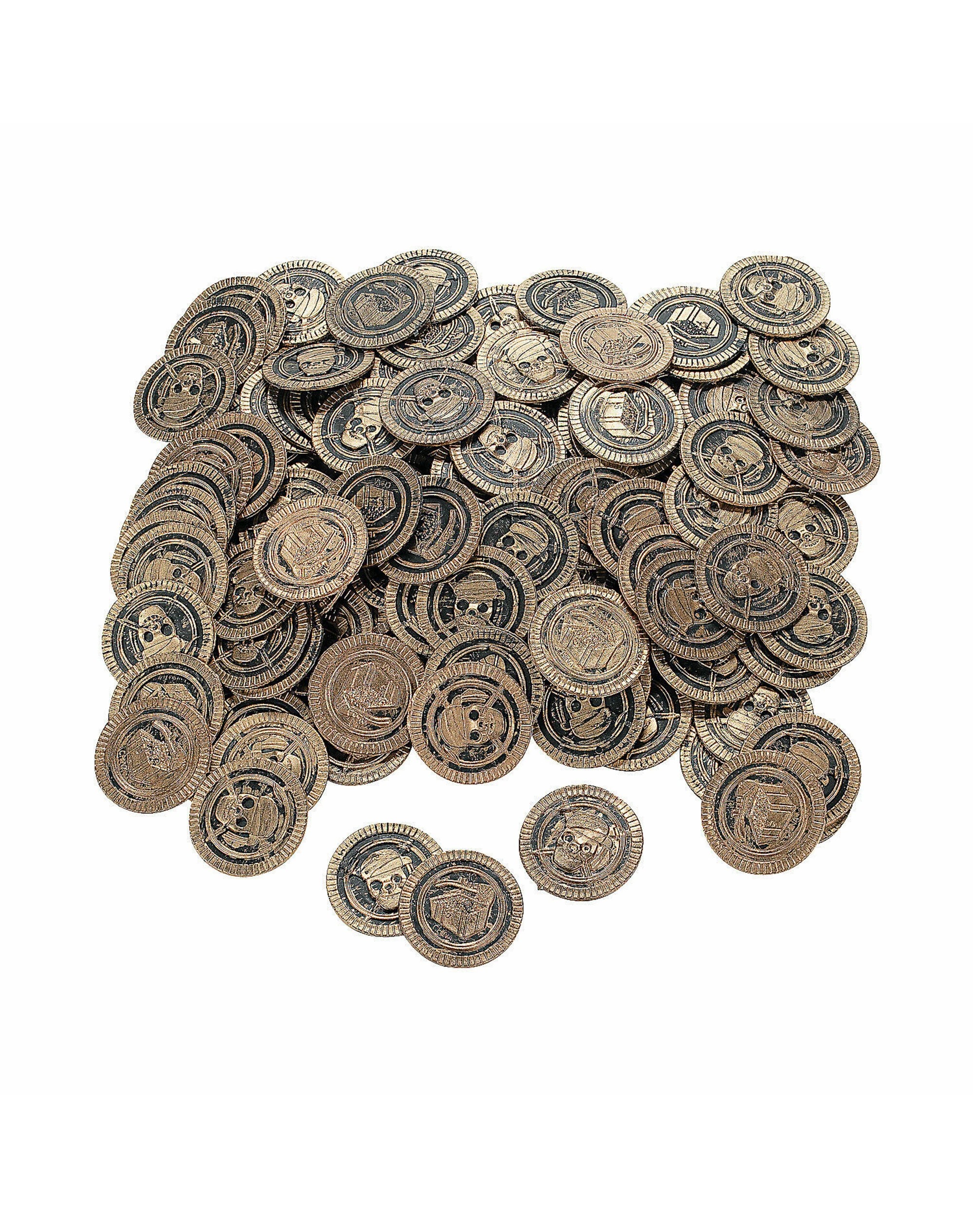 1 Partyrama Pirate Treasure Coins Pack of 144, 1 of 1