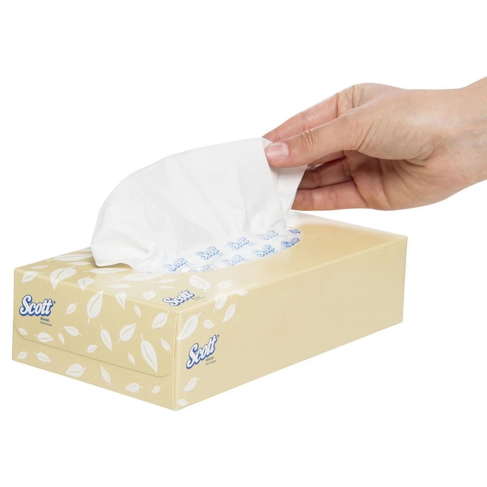 3 Scott Facial Tissue Box 2 Ply 100 Sheets, 3 of 4