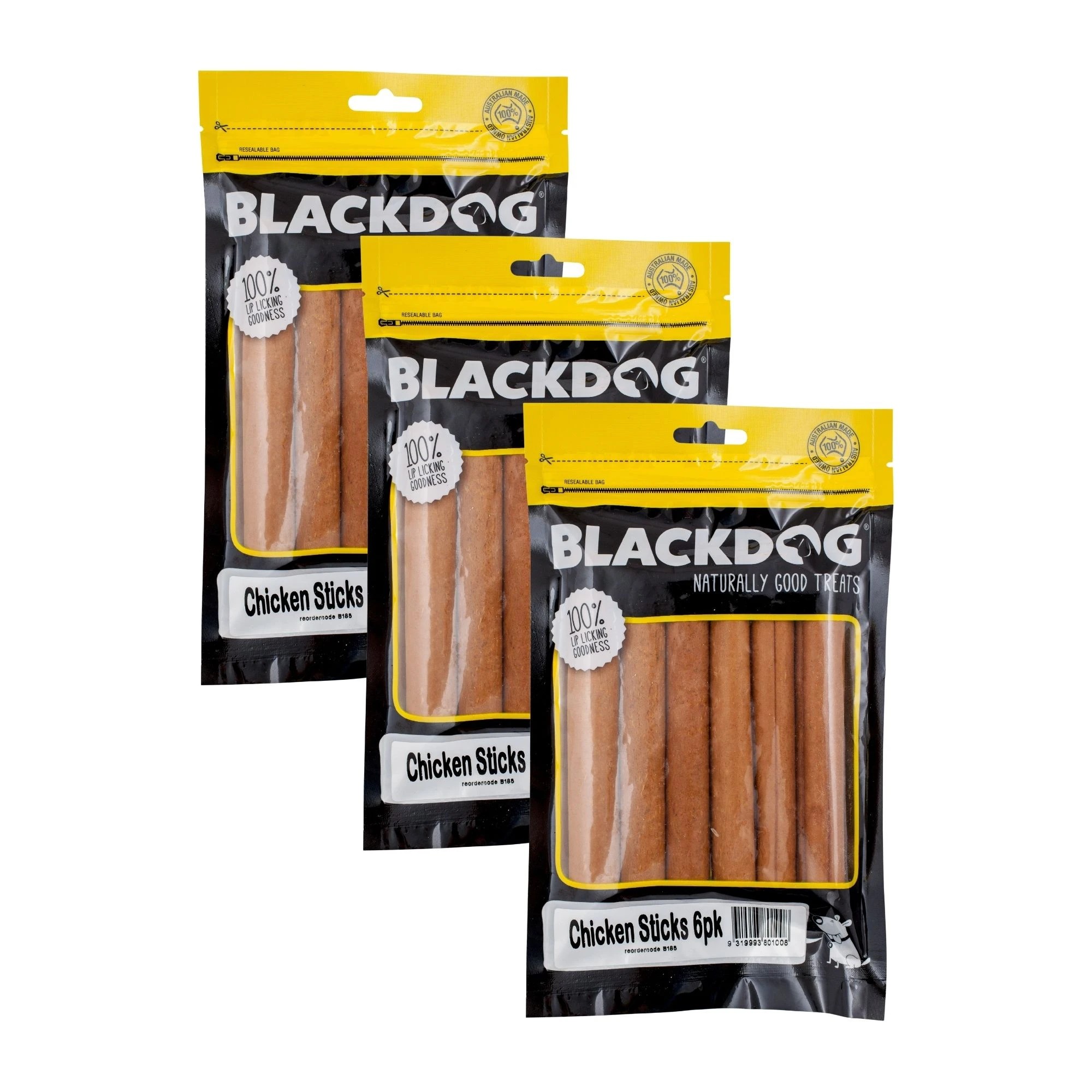 1 Blackdog Chicken Sticks 6 Pack x 3pk, 1 of 1