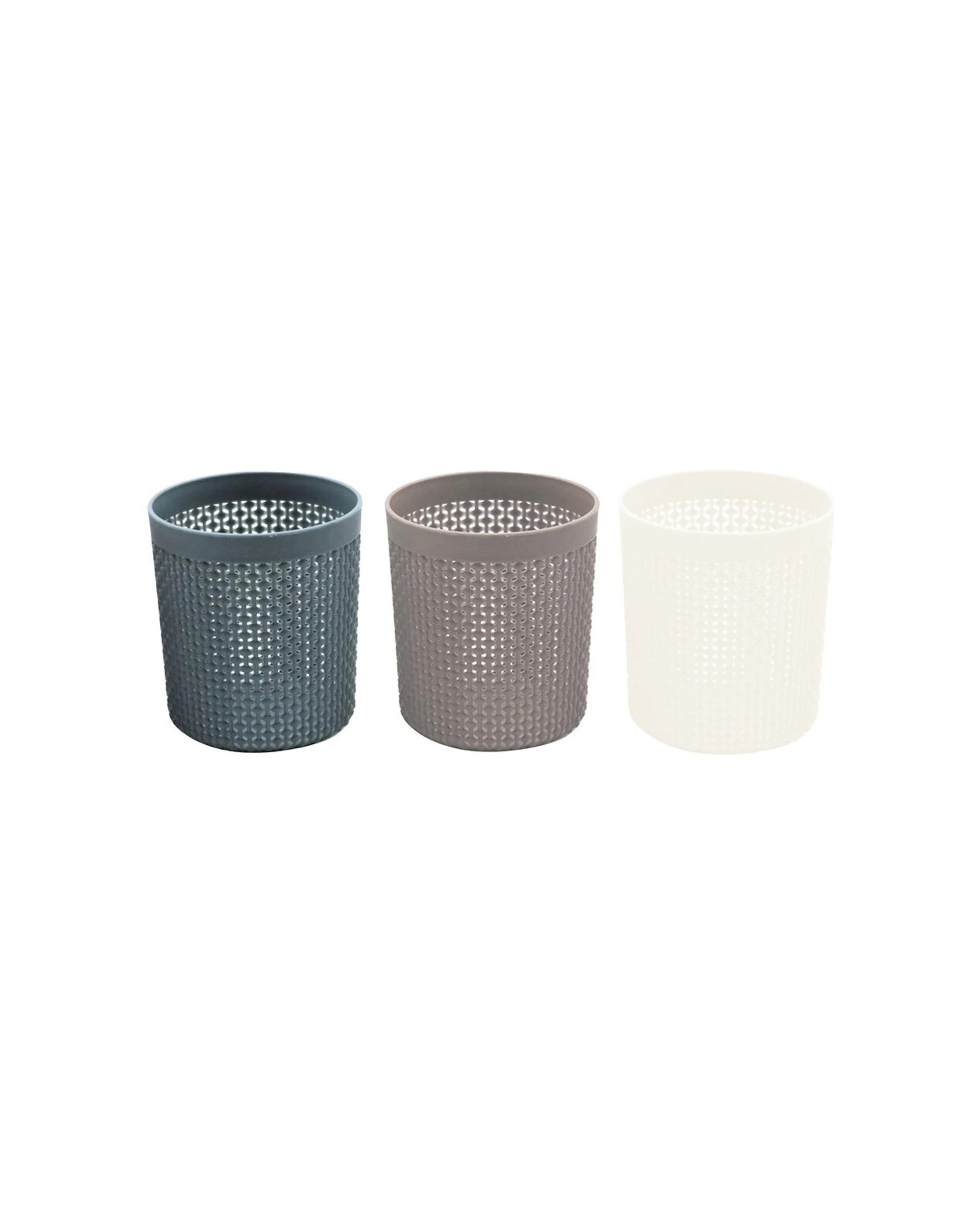 5 Boxsweden 4PK Boston Basket Round Textured Design 10x11cm - Multi, 5 of 5