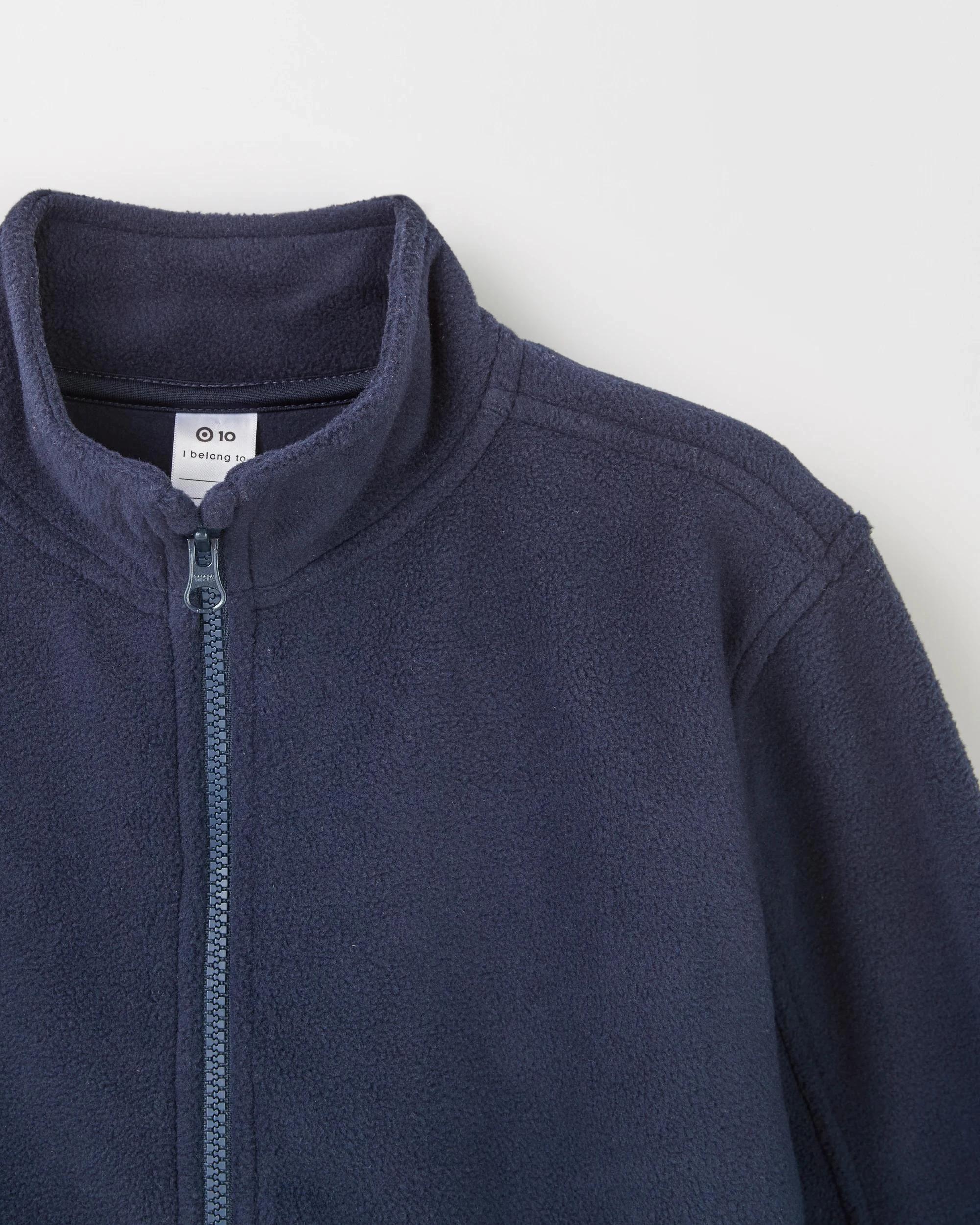 5 Target School Polar Fleece Jacket NAVY BLUE, 5 of 6