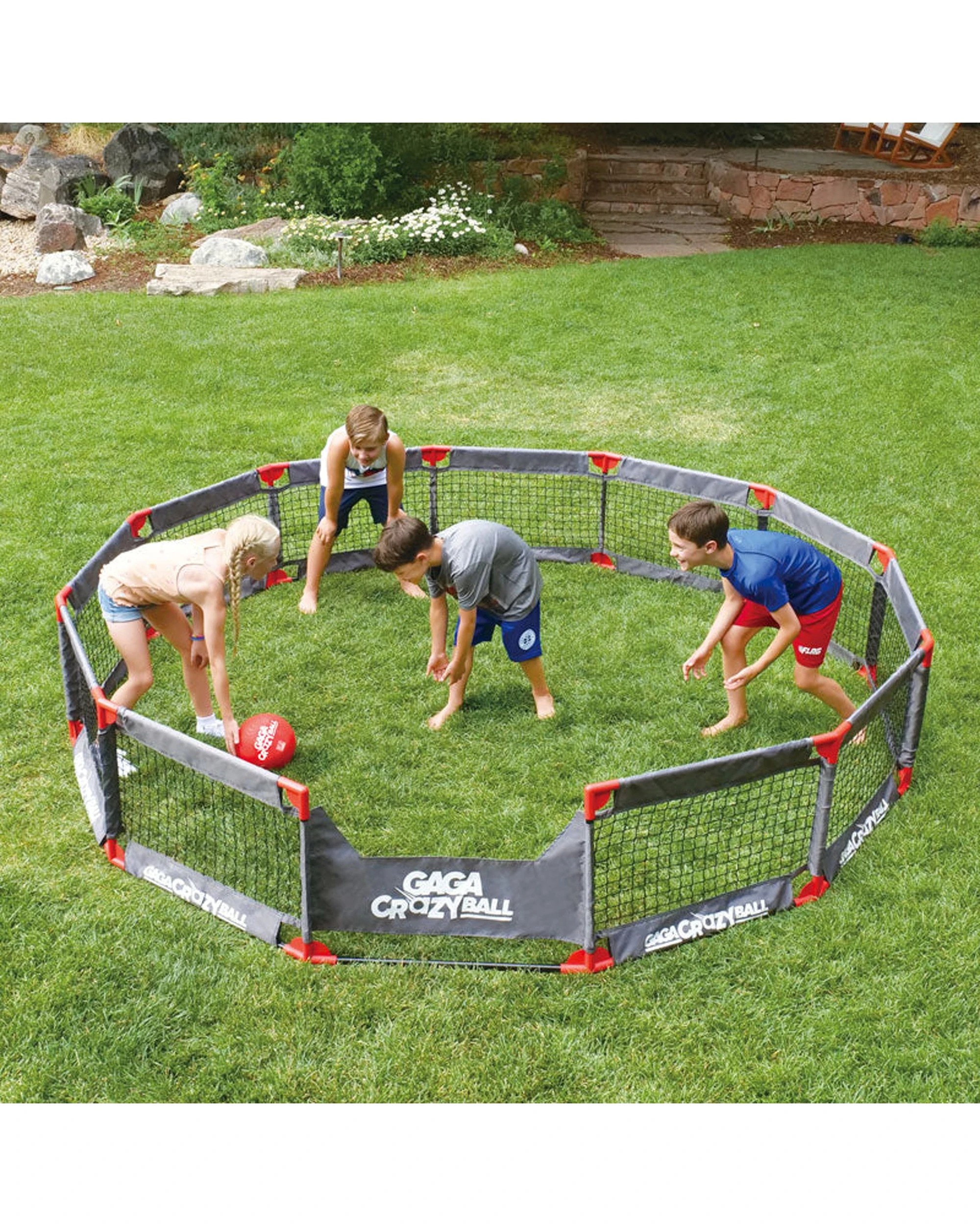 4 Do U Play Kids GAGA CrazyBall Game Kit Indoor Outdoor Playset Portable Fun - Multi, 4 of 4