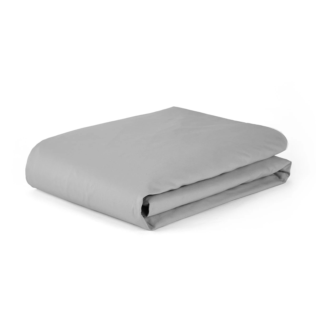 2 500 Thread Count Cotton Fitted Sheet - Queen Bed, Silver, 2 of 3