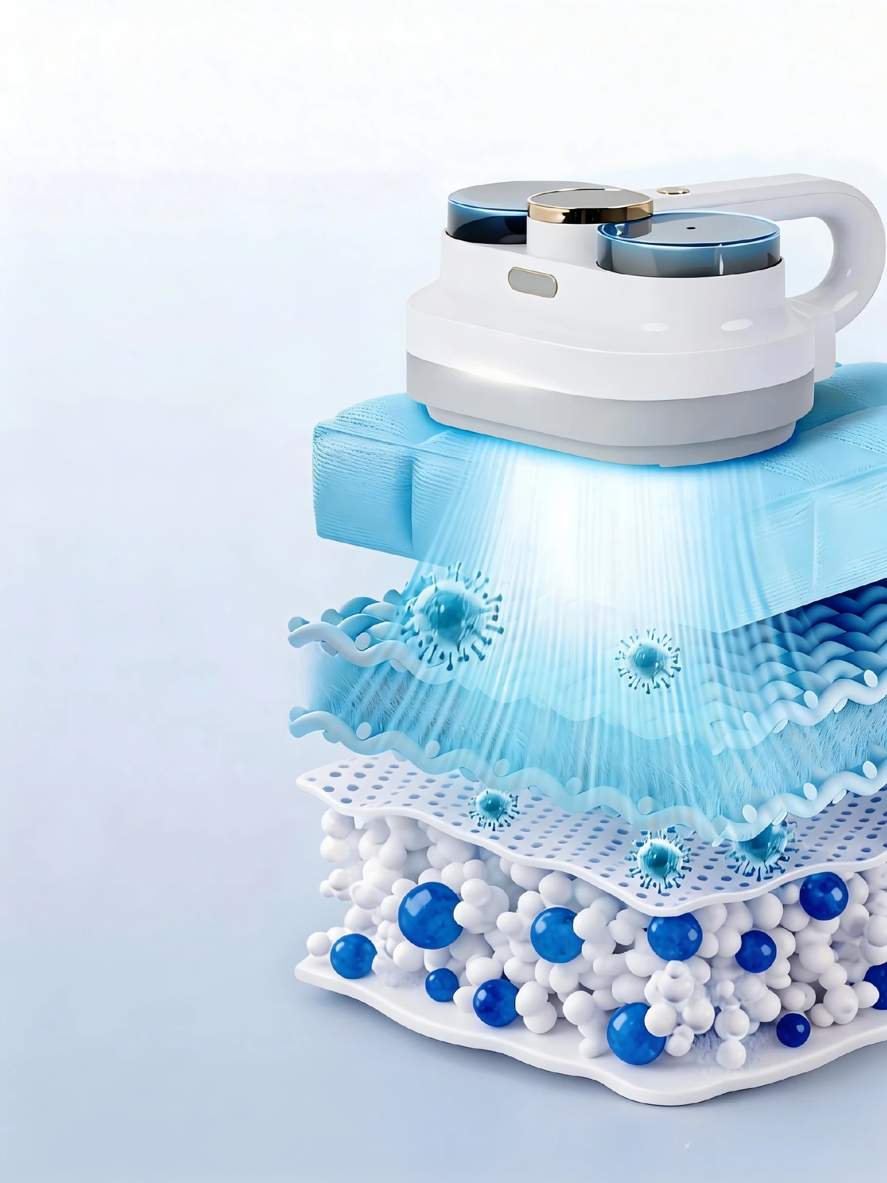 4 Advwin Cordless Mite Cleaner, 9000pa Portable Dust Mite Vacuum Suction For Bed/mattress/pet Hair - Washable Hepa Filter, 4 of 8