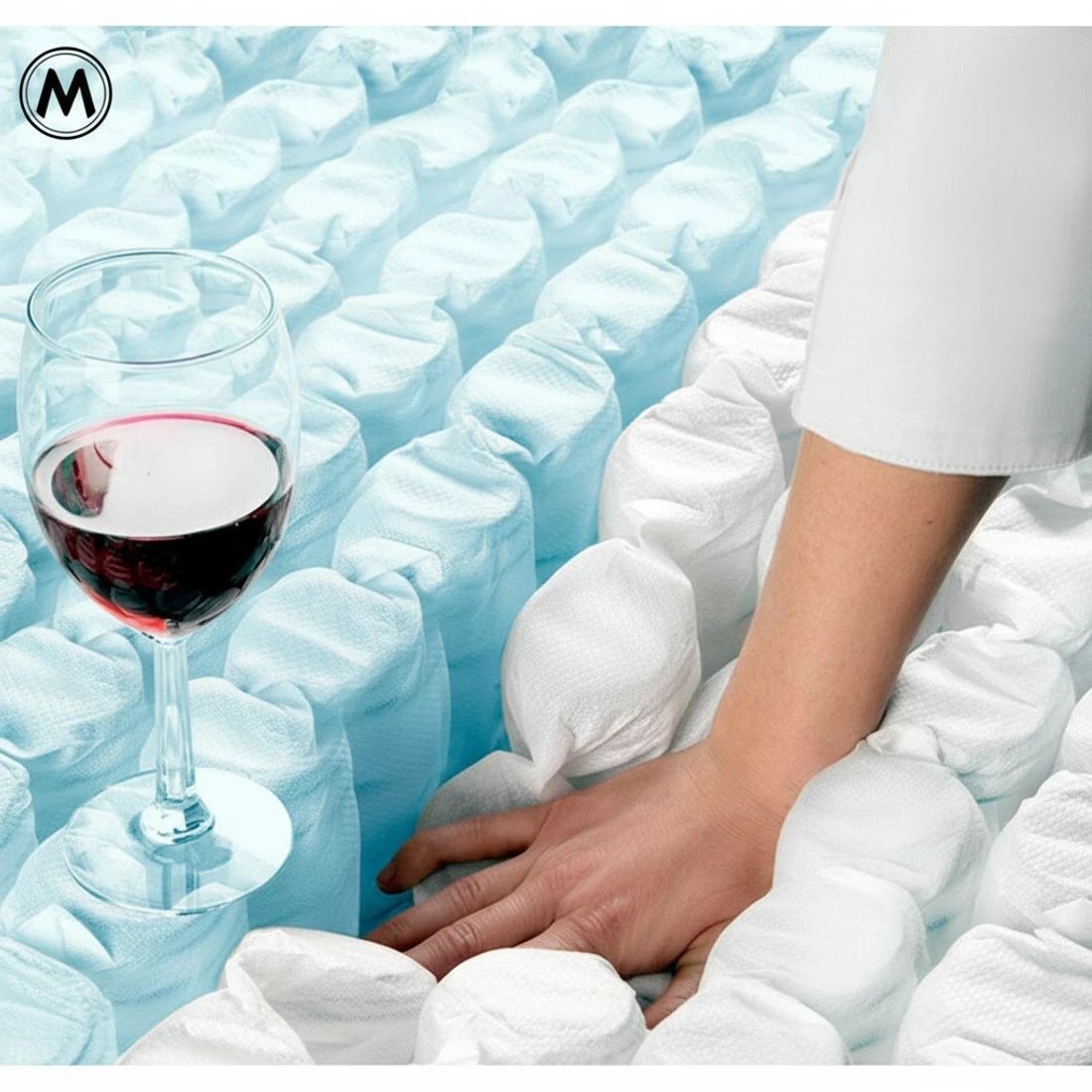 5 Giselle Bedding 30cm Mattress Medium Firm Queen Comfort Support Breathable Pressure Relief Hypoallergenic - White, 5 of 6