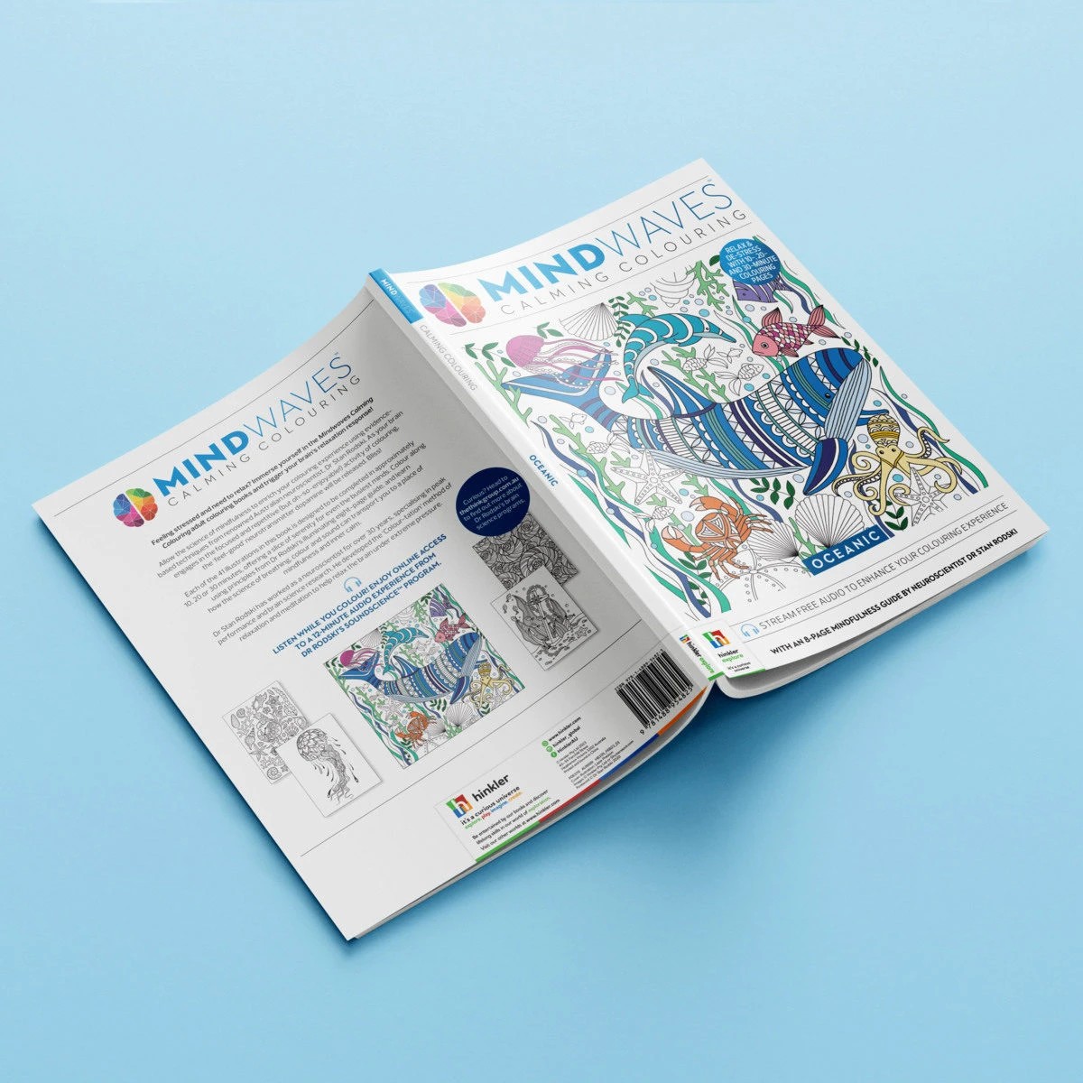 4 Mindwaves Calming Colouring: Oceanic - Book, 4 of 4