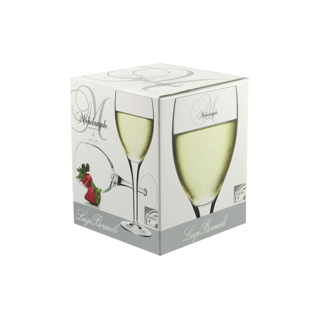 3 4pc Luigi Bormioli Masterpiece Grand Vini 340ml Champagne Glasses Set Clear
 - Clear, 3 of 6