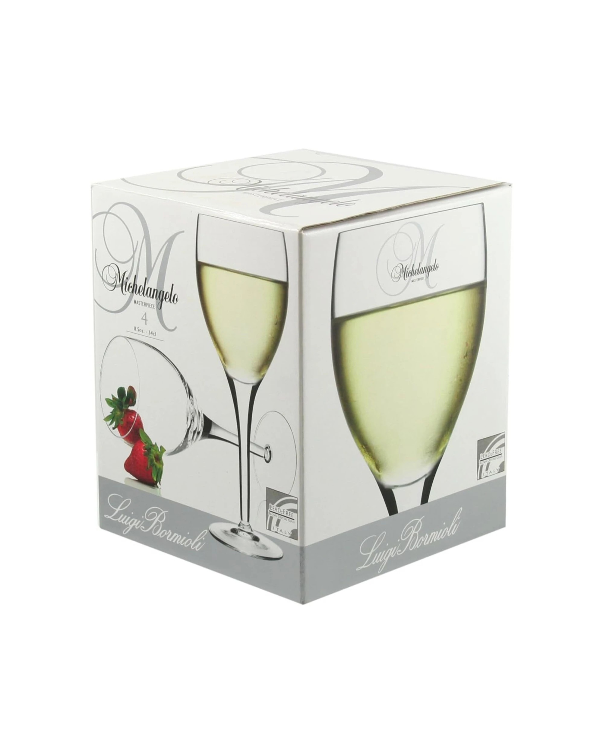 3 4pc Luigi Bormioli Masterpiece Grand Vini 340ml Champagne Glasses Set Clear
 - Clear, 3 of 6