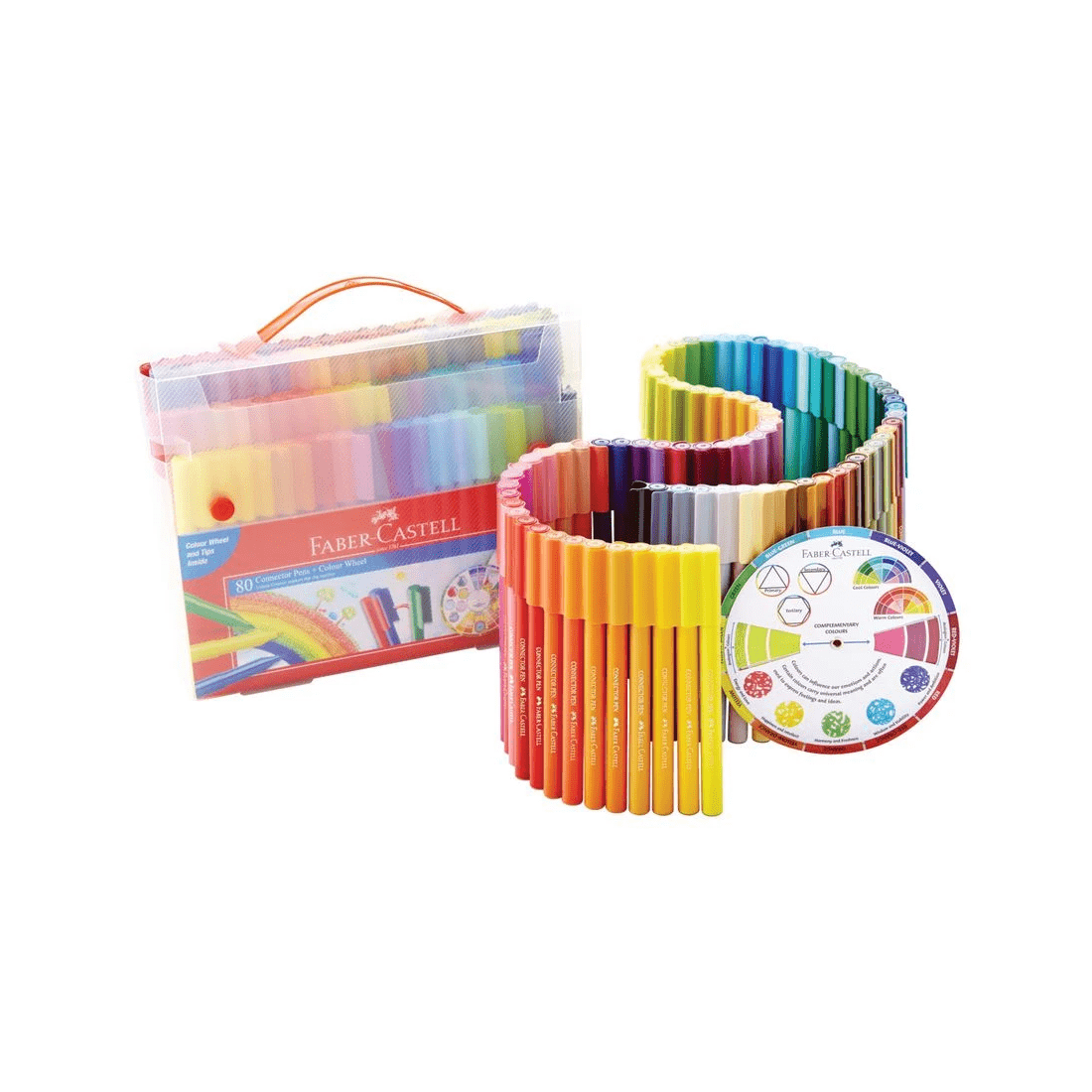 5 Faber Castell Connector Pens - 80 Pack - Multi, 5 of 6