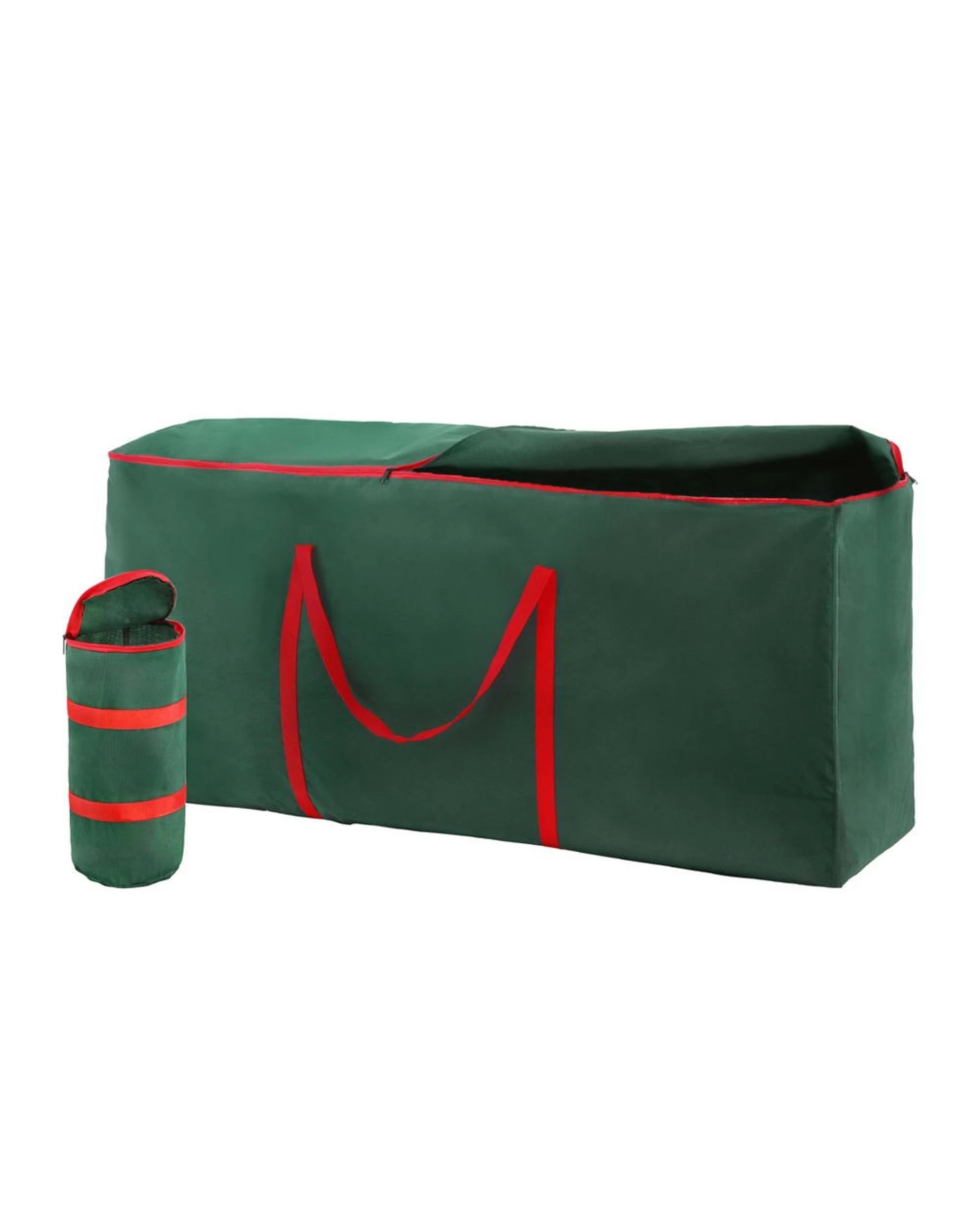 1 Jingle Jollys Christmas Tree Baubles Storage Bag Set Ornaments Container Box
 - Green, 1 of 3