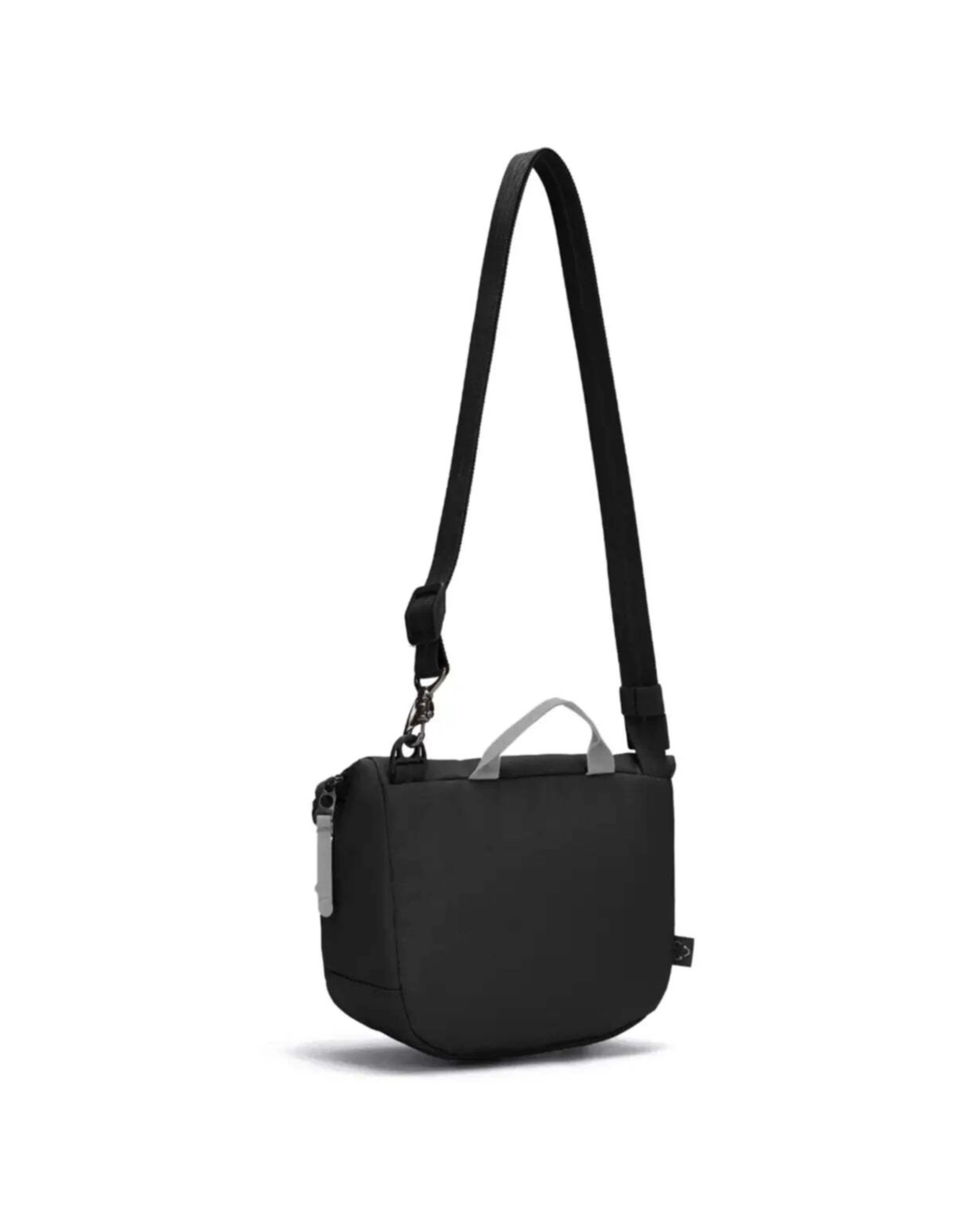7 Pacsafe Go Anti-Theft Saddle Crossbody Bag RFIDsafe Blocking Pockets Cut Resistant Jet - Black, 7 of 9