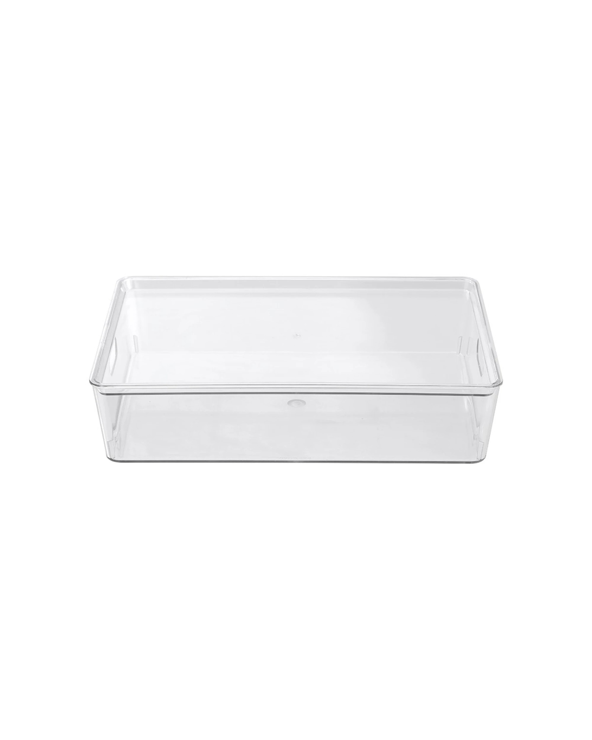 4 Boxsweden 3PK Crystal Lidded Tidy Box Durable Stackable 7L 34x26cm - Clear, 4 of 7