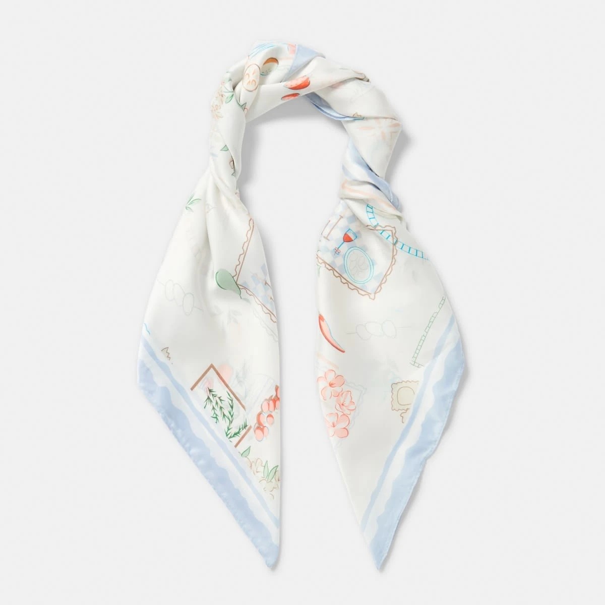 2 Hair Scarf - Amalfi, 2 of 6