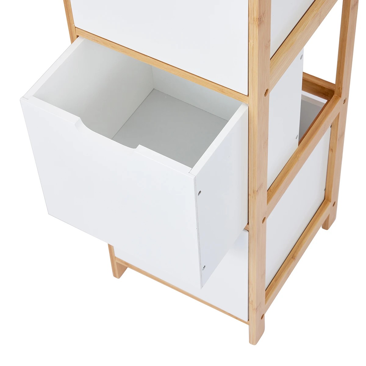 8 Bamboo and White 3 Draw Unit, 8 of 11