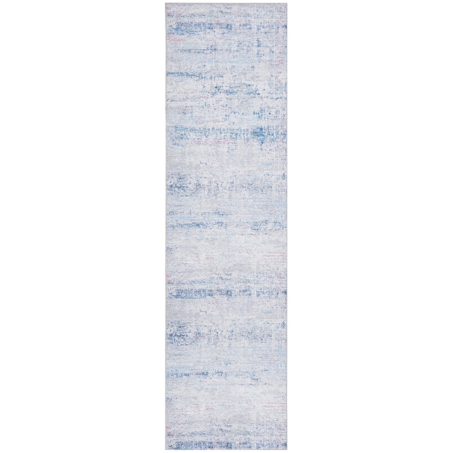 2 Common Ground Rugs Bazaar 144 400x80cm - Large Runner Rug - Blue, 2 of 8