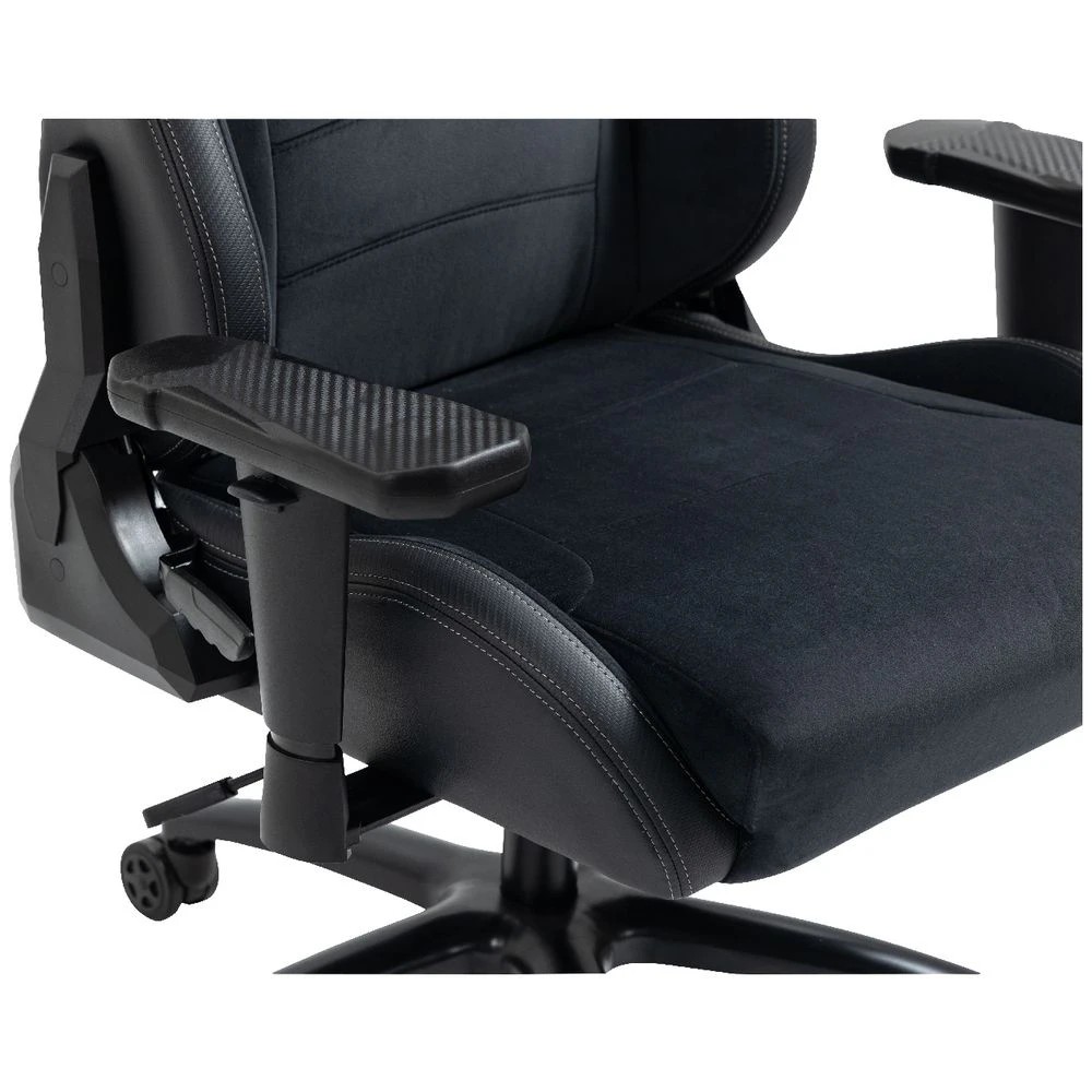 8 Typhoon Viper XL Gaming Chair Fabric Black Ergonomic Chairs and Desk Chairs, 8 of 10