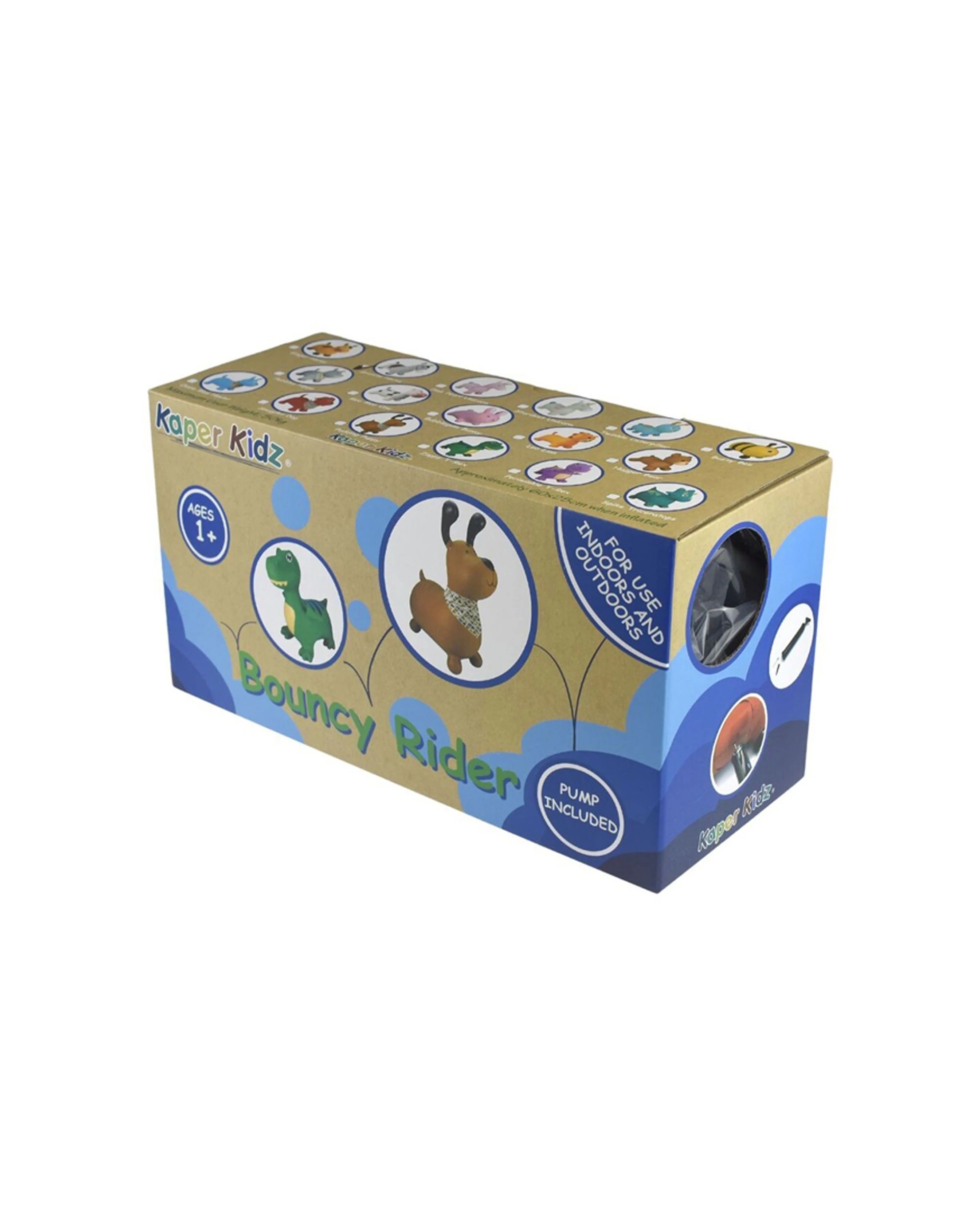 4 Kaper Kidz Bouncy Rider Granite The Horse Ride On Bouncer Toy Kids 12m+. - Grey, 4 of 8